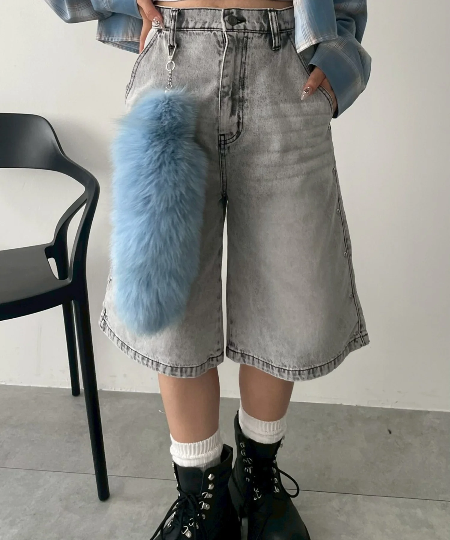 BIGファーしっぽキーホルダー - Image 10