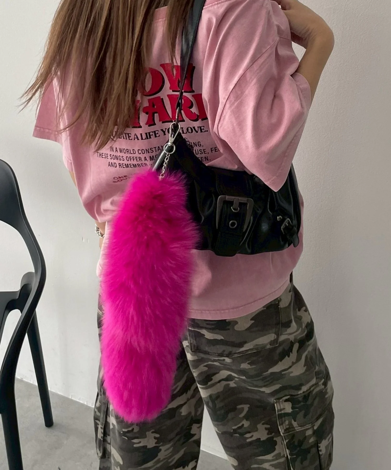 BIGファーしっぽキーホルダー - Image 18