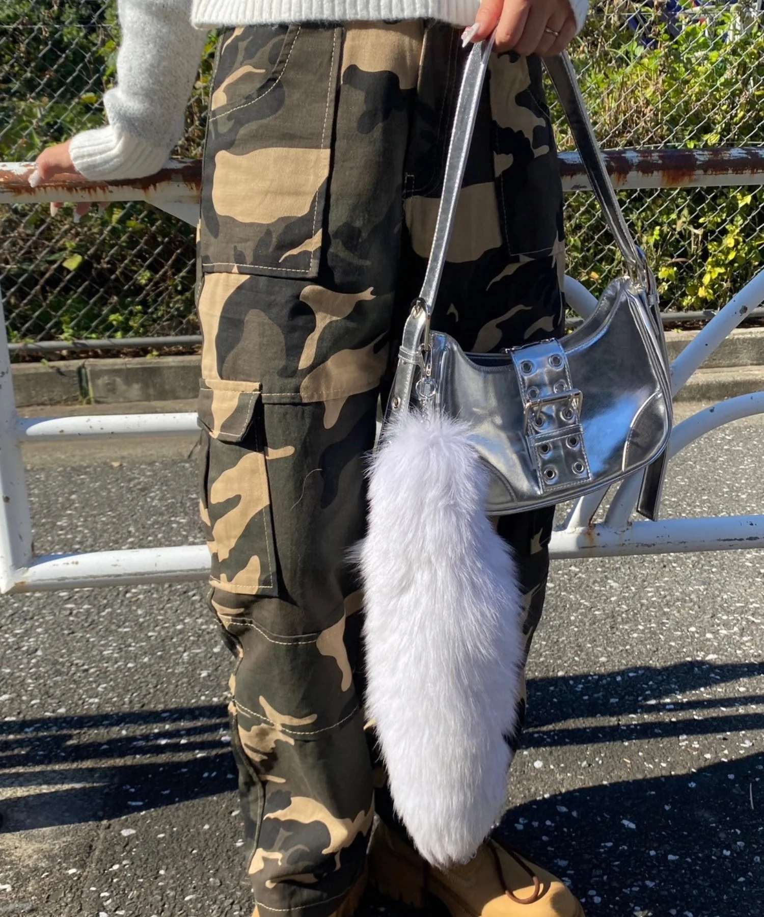 BIGファーしっぽキーホルダー - Image 27