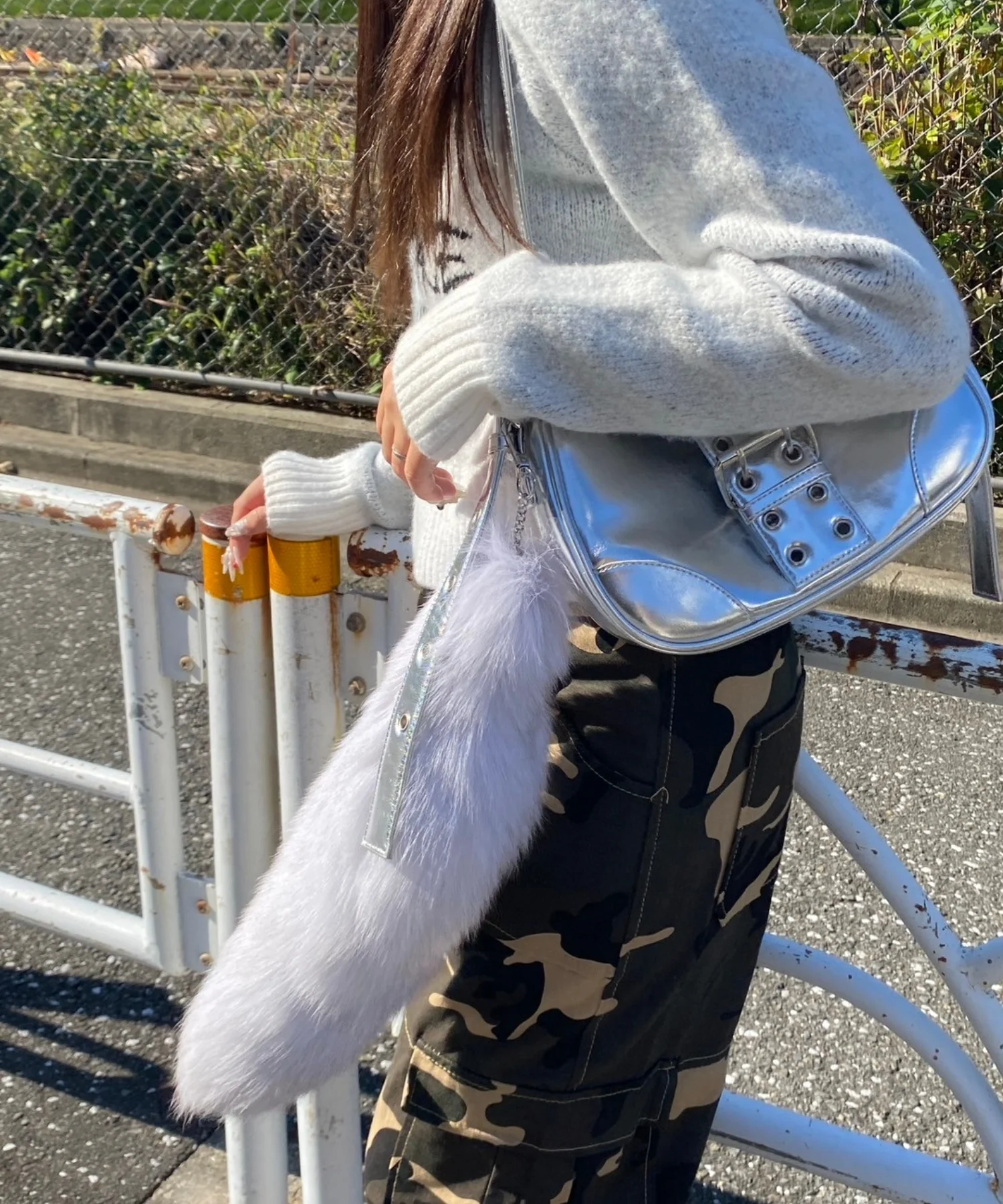 BIGファーしっぽキーホルダー - Image 28
