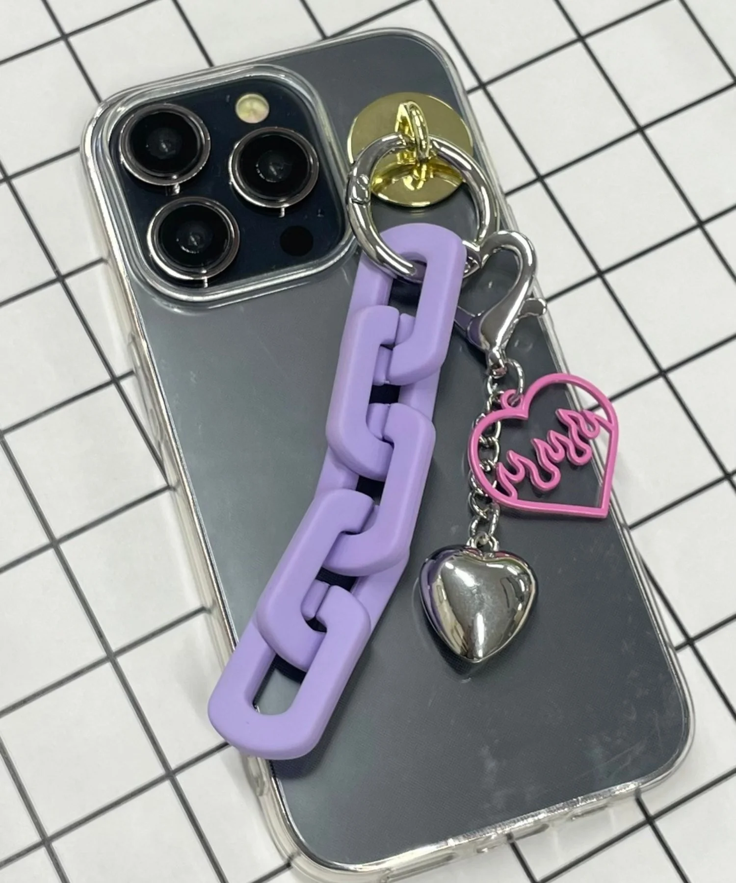 ハートチェーンキーホルダー - Image 4