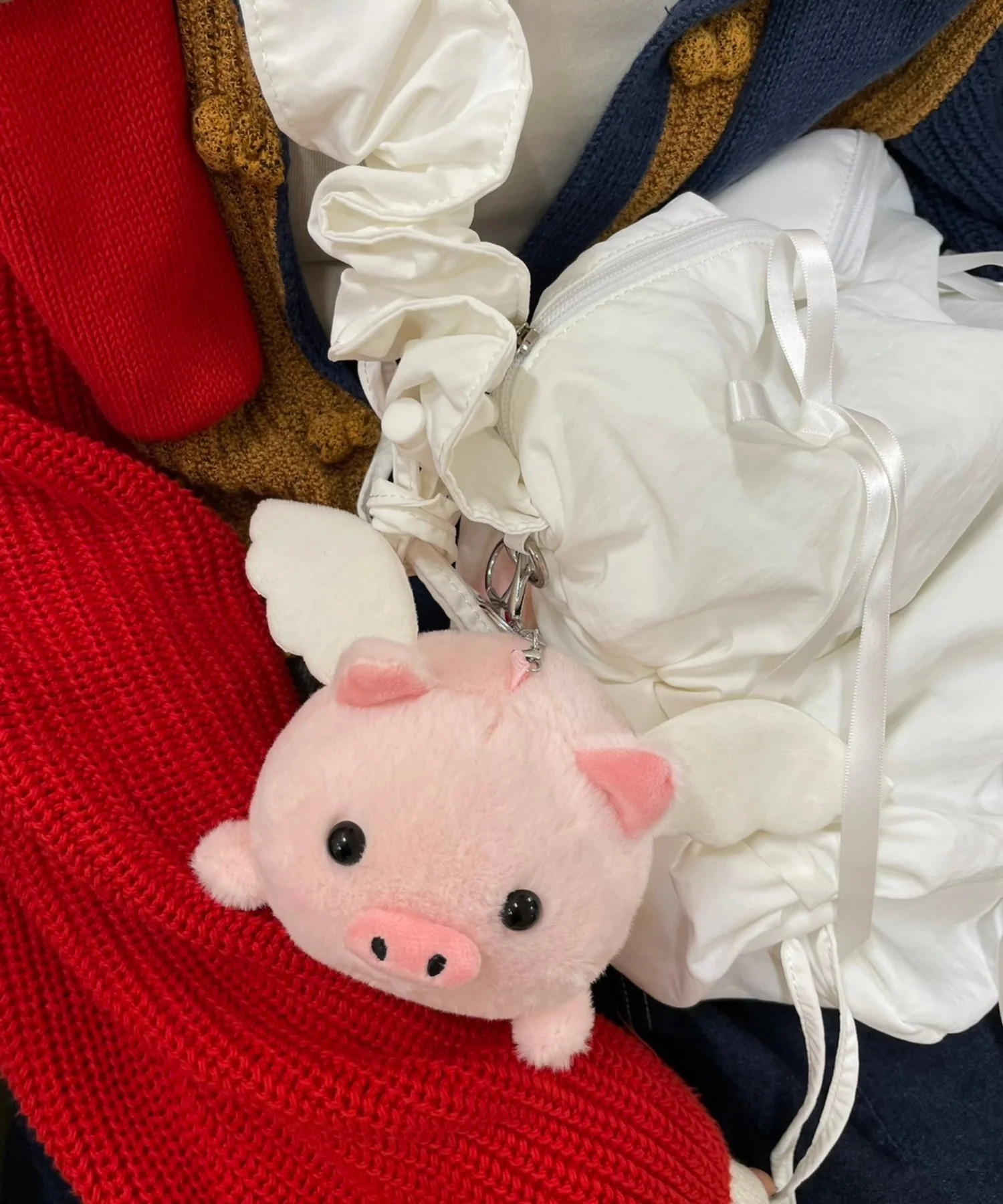 ふりふりエンジェルあにまるぬいぐるみキーホルダー - Image 2