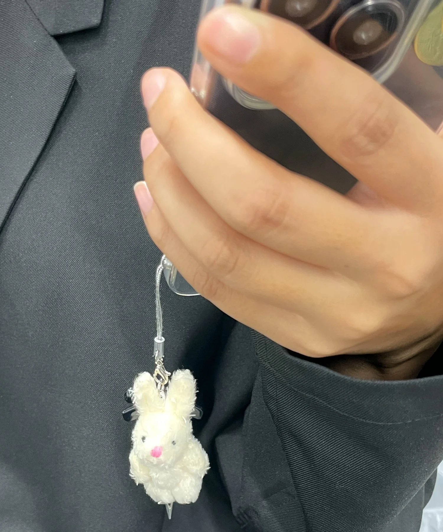 ミニうさぎビーズストラップキーホルダー - Image 6