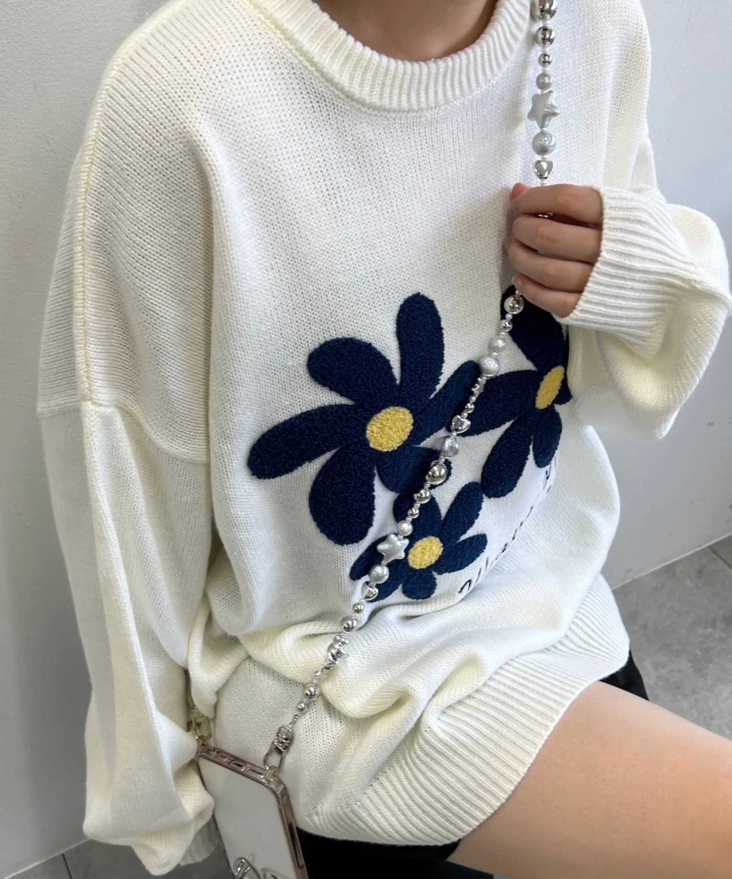 メタルビーズモチーフストラップ - Image 3