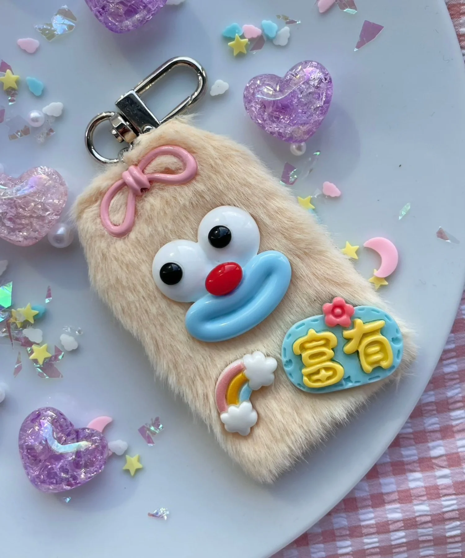 ミニラッキーチャームモンスターぬいぐるみキーホルダー - Image 16