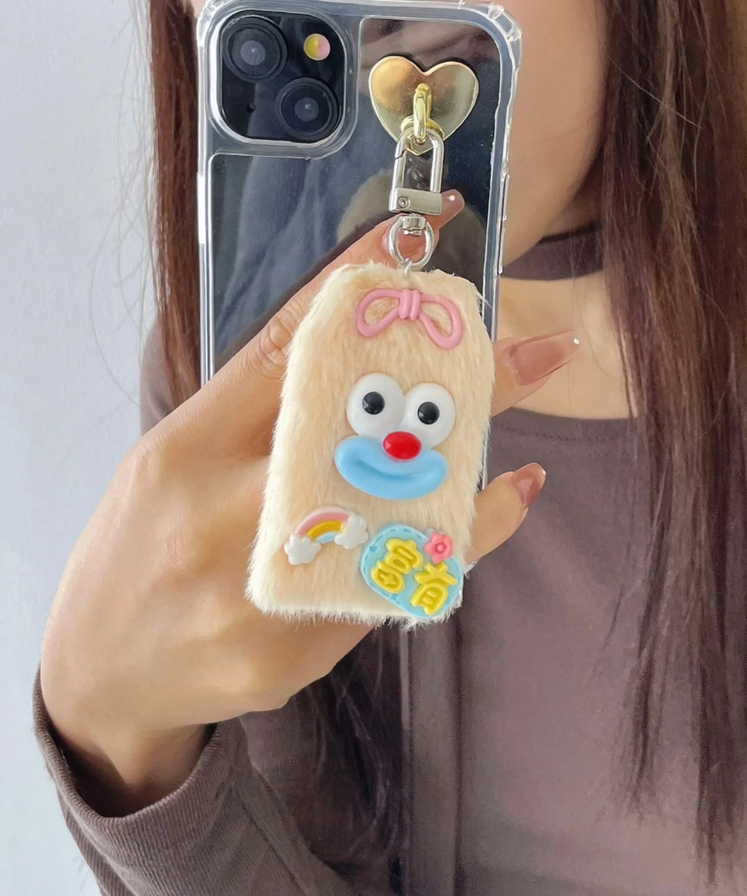 ミニラッキーチャームモンスターぬいぐるみキーホルダー - Image 6
