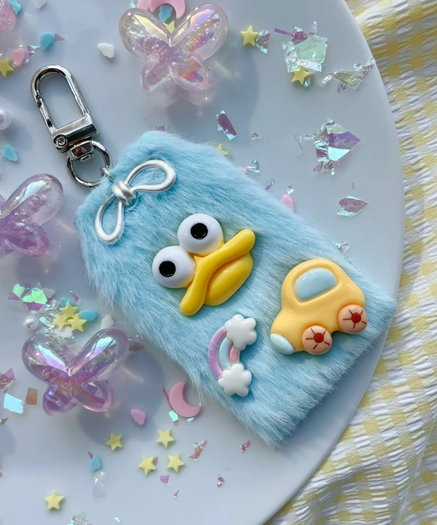 ミニラッキーチャームモンスターぬいぐるみキーホルダー - Image 9