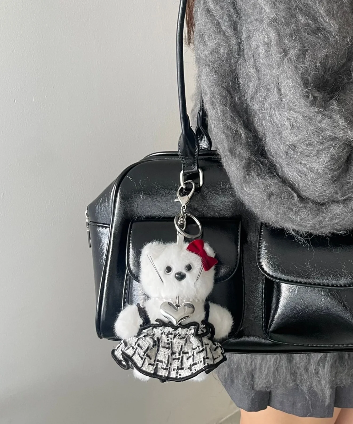 ゴージャスキャットぬいぐるみキーホルダー - Image 5