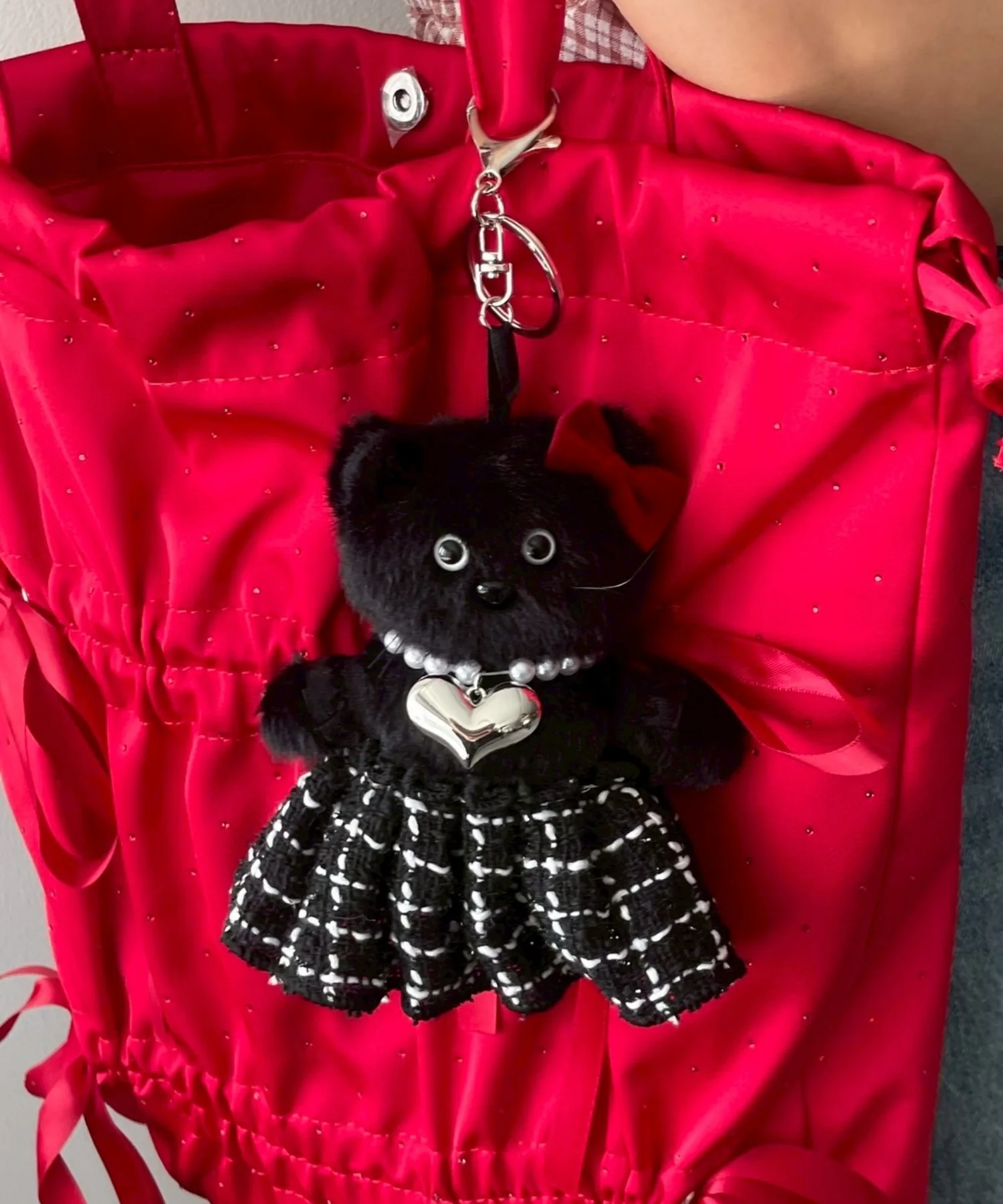 ゴージャスキャットぬいぐるみキーホルダー - Image 7