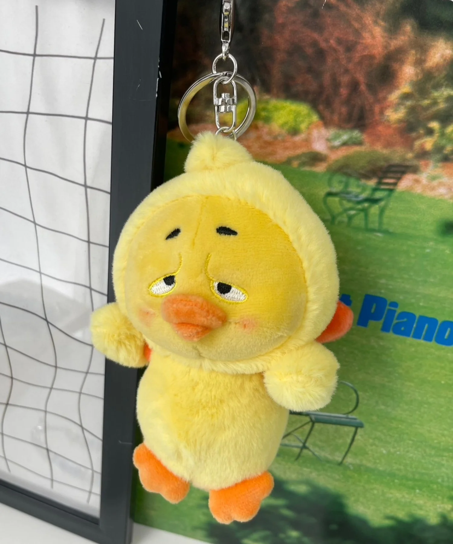 まゆげひよこぬいぐるみキーホルダー - Image 2