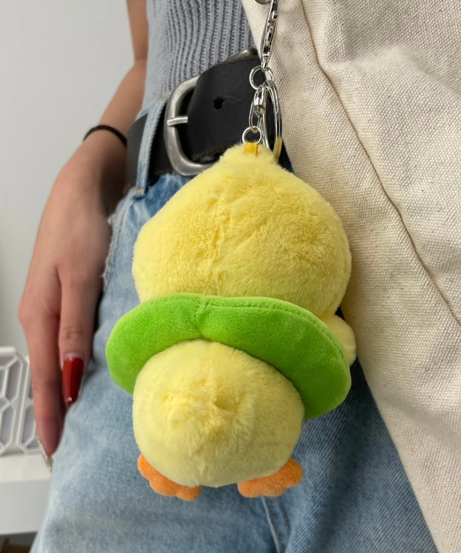 まゆげひよこぬいぐるみキーホルダー - Image 5