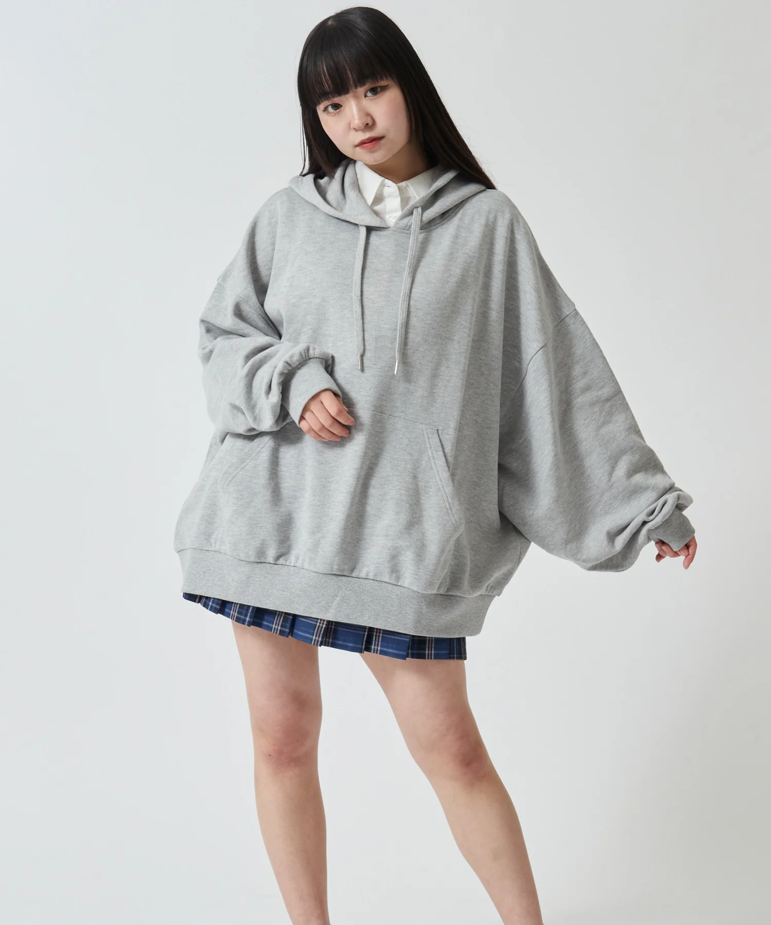 【スクール】ルーズフィットプルパーカー - Image 6