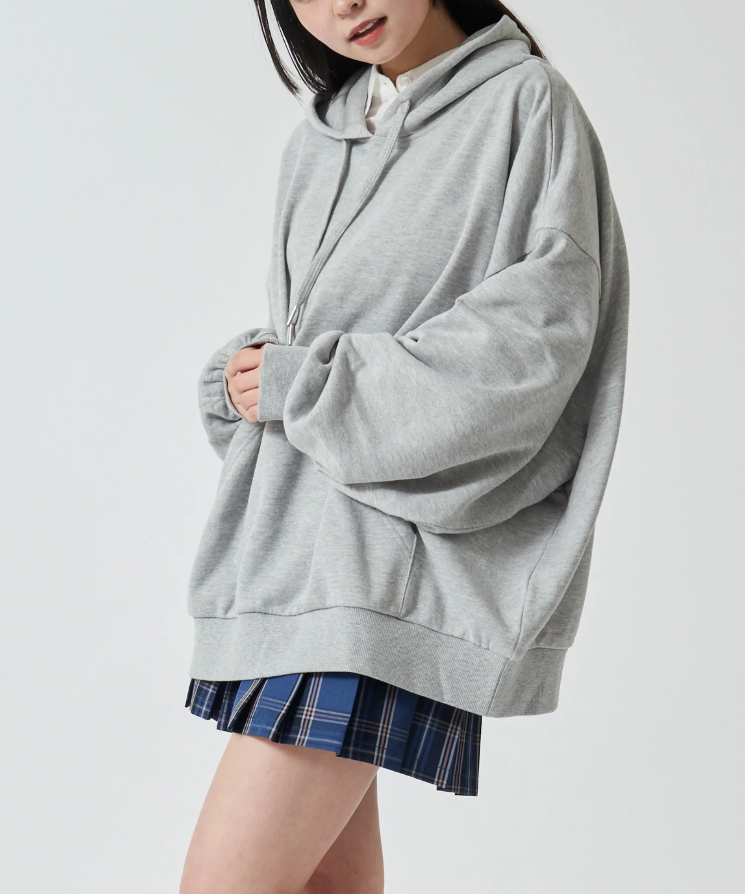 【スクール】ルーズフィットプルパーカー - Image 7