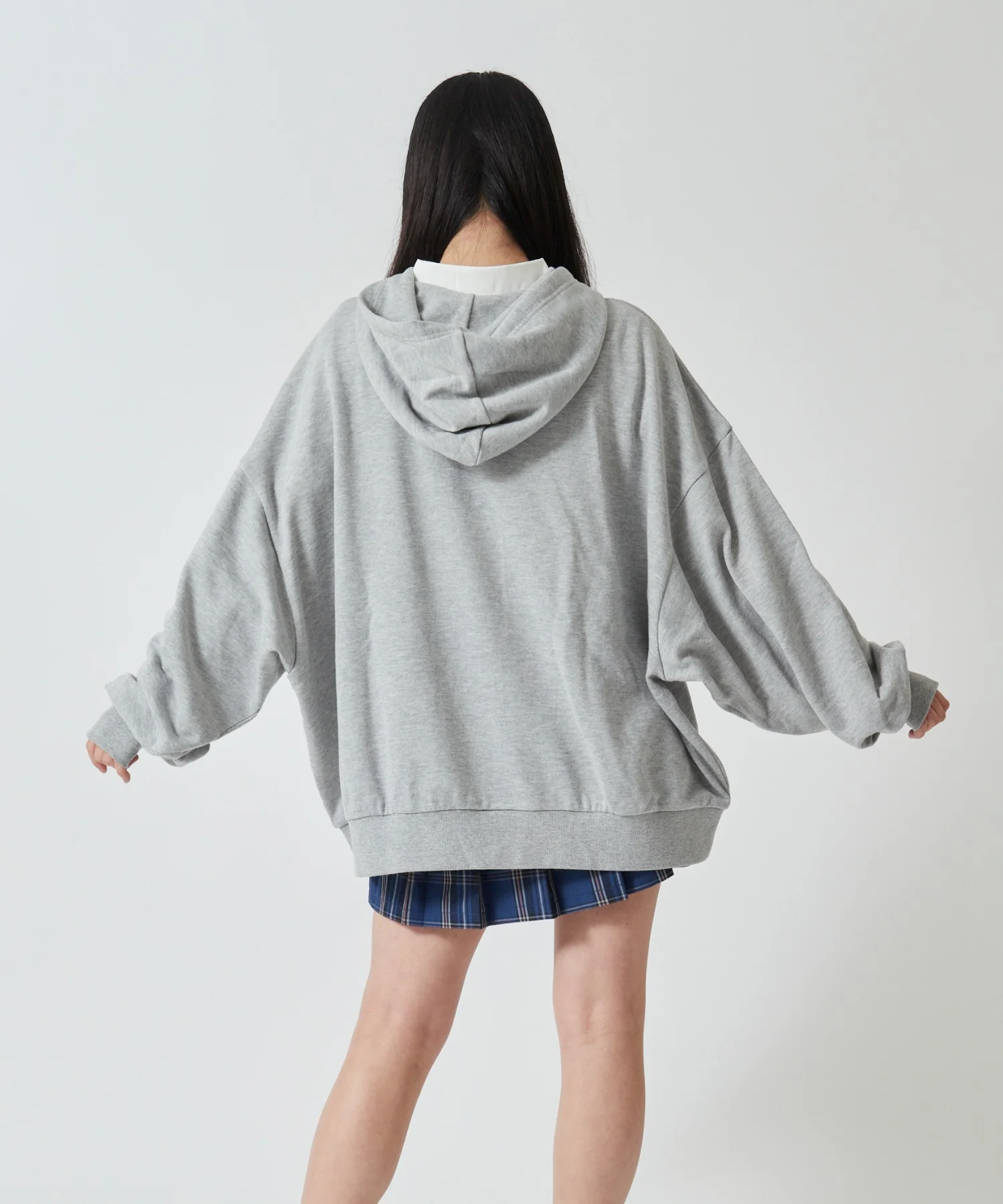 【スクール】ルーズフィットプルパーカー - Image 8