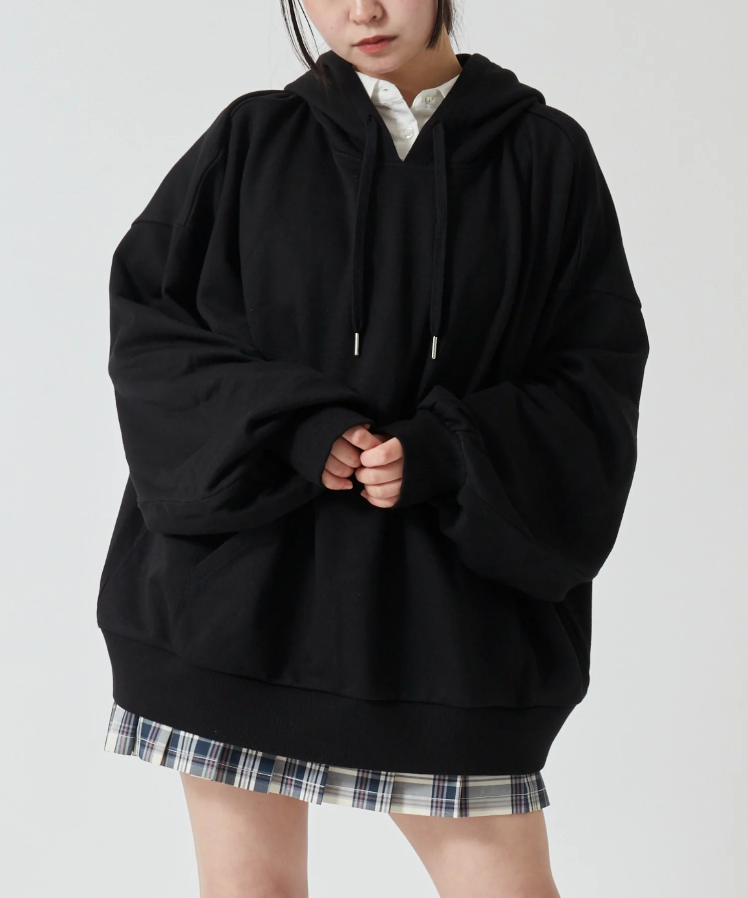 【スクール】ルーズフィットプルパーカー - Image 9