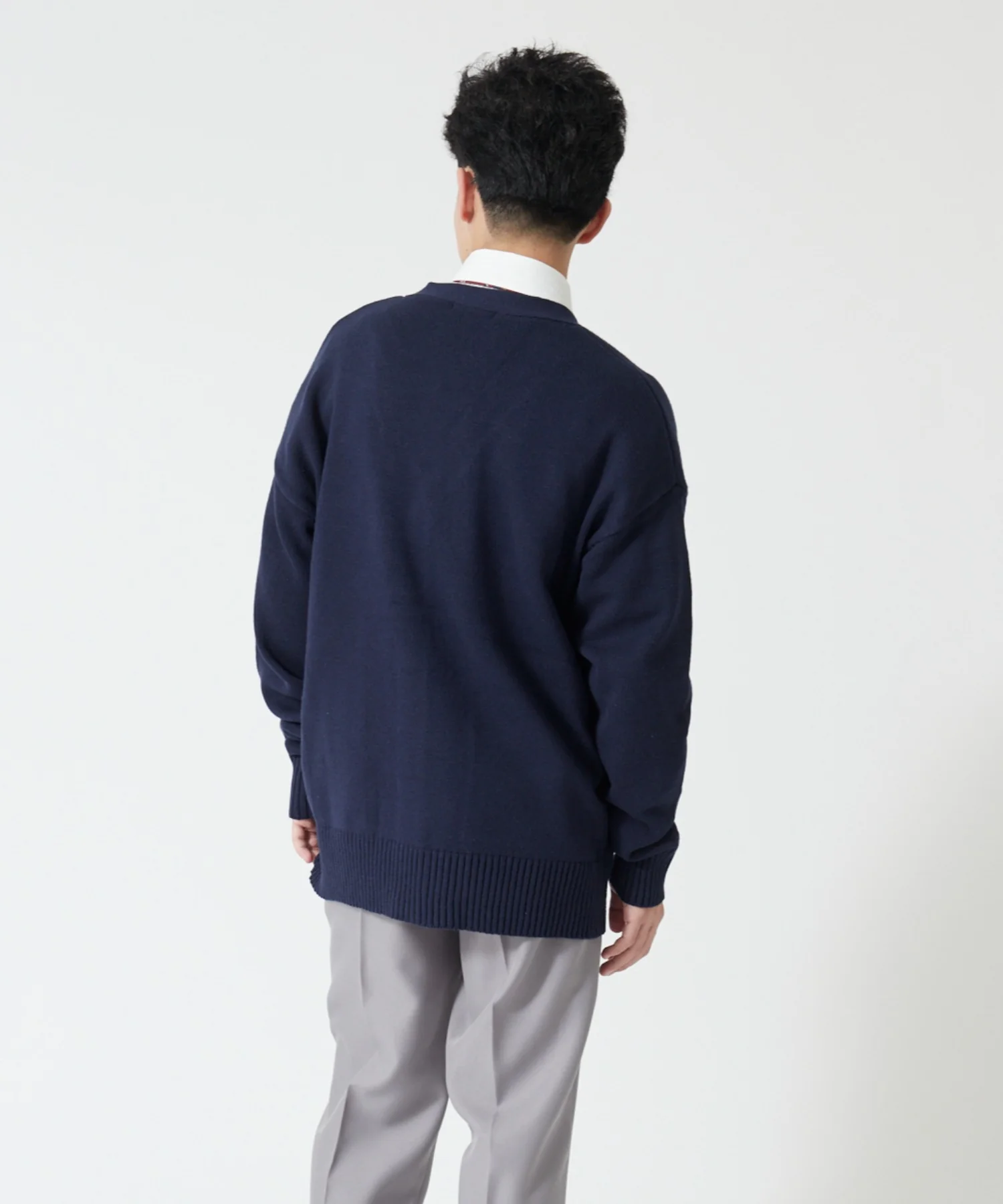メンズスクールニットカーディガン - Image 7