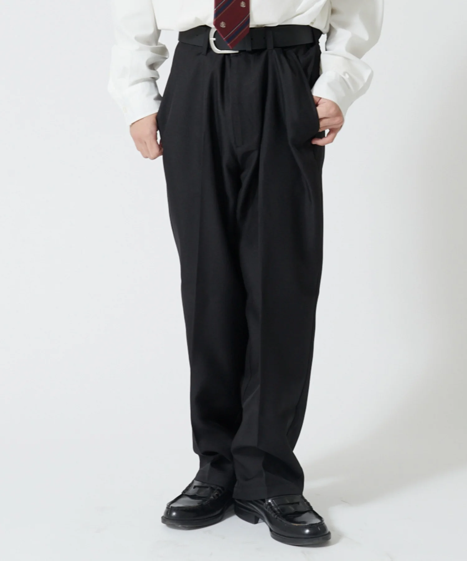 メンズスクールセミワイドスラックス - Image 8