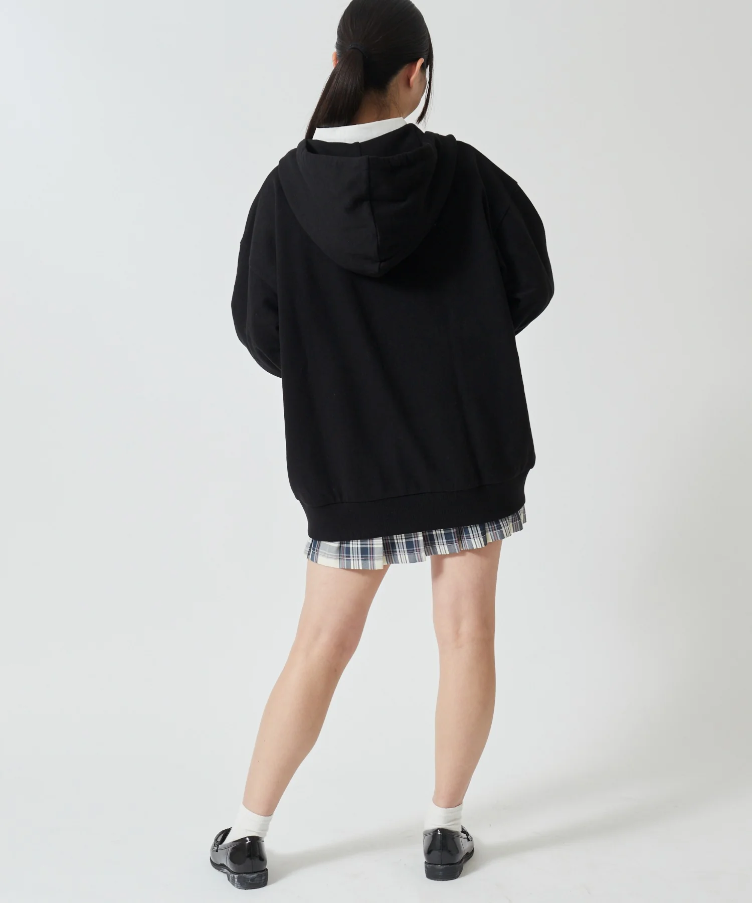 【スクール】ルーズフィットジップパーカー - Image 12