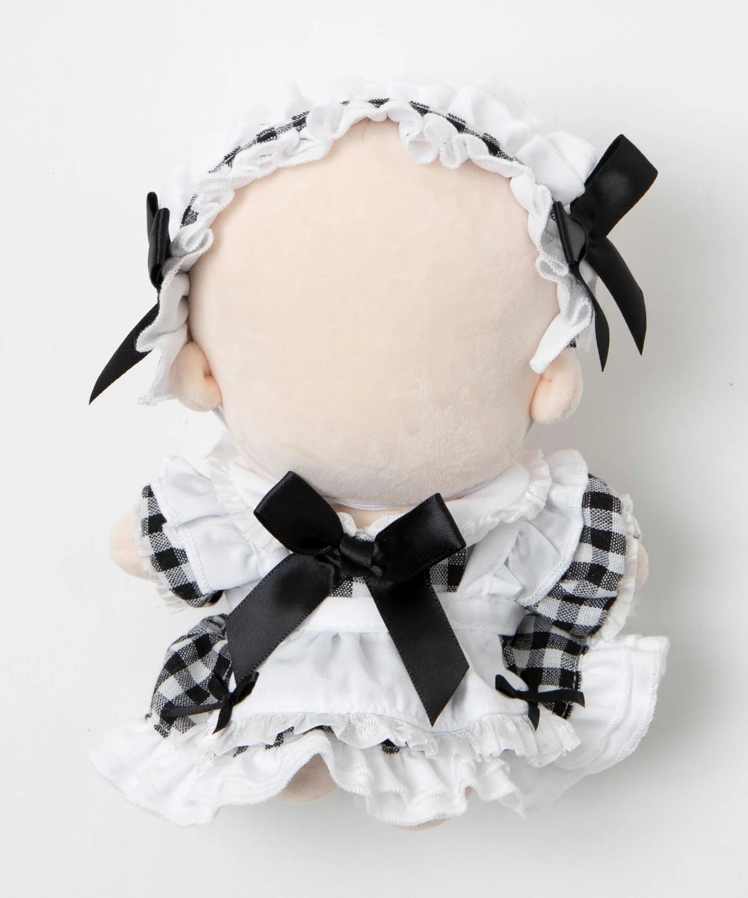 ギンガムチェックぬいメイドセット20cm - Image 3