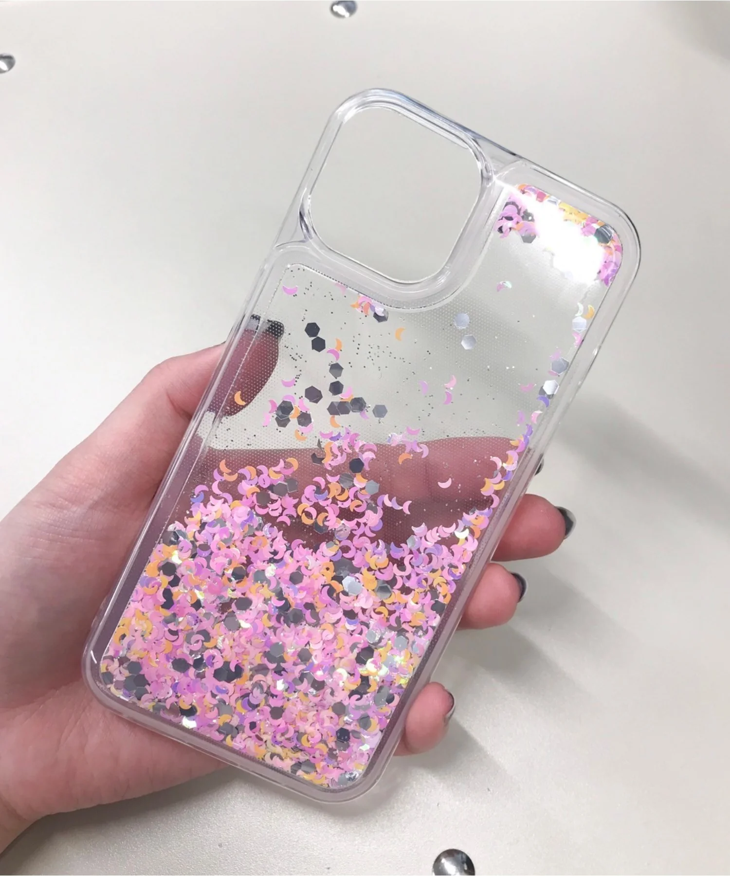 キラキラiphoneケース(オーロラ) - Image 3
