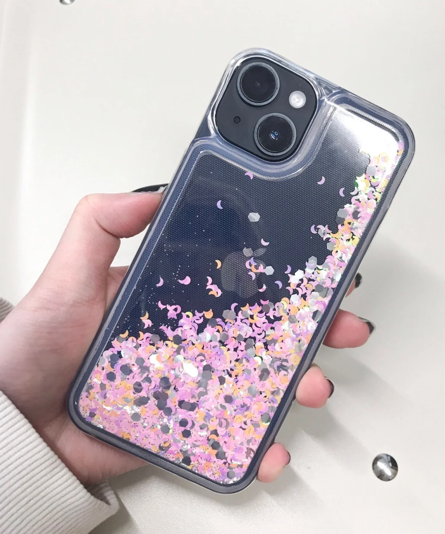 キラキラiphoneケース(オーロラ) - Image 4