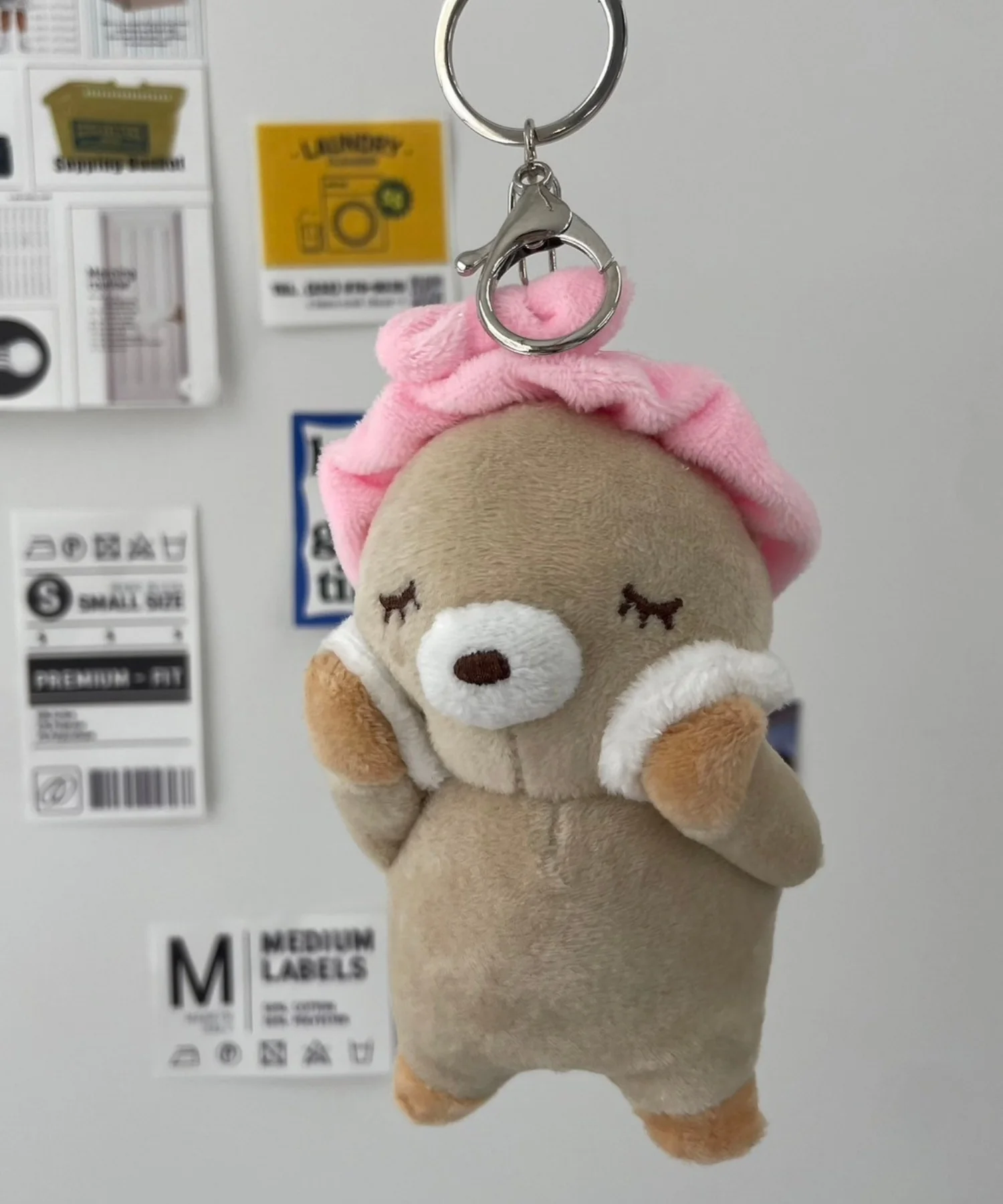 洗顔あにまるぬいぐるみキーホルダー
