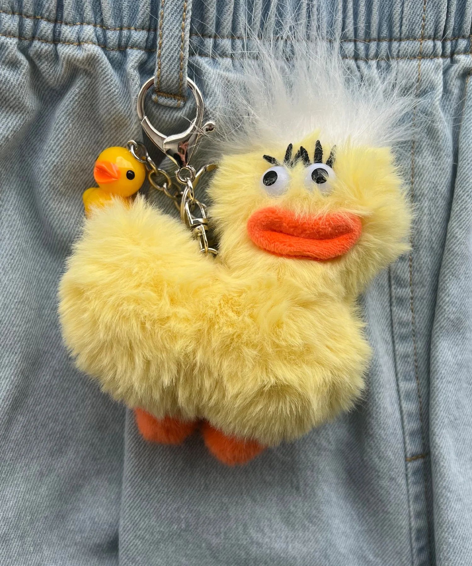 ヘンテコあひるぬいぐるみキーホルダー - Image 4