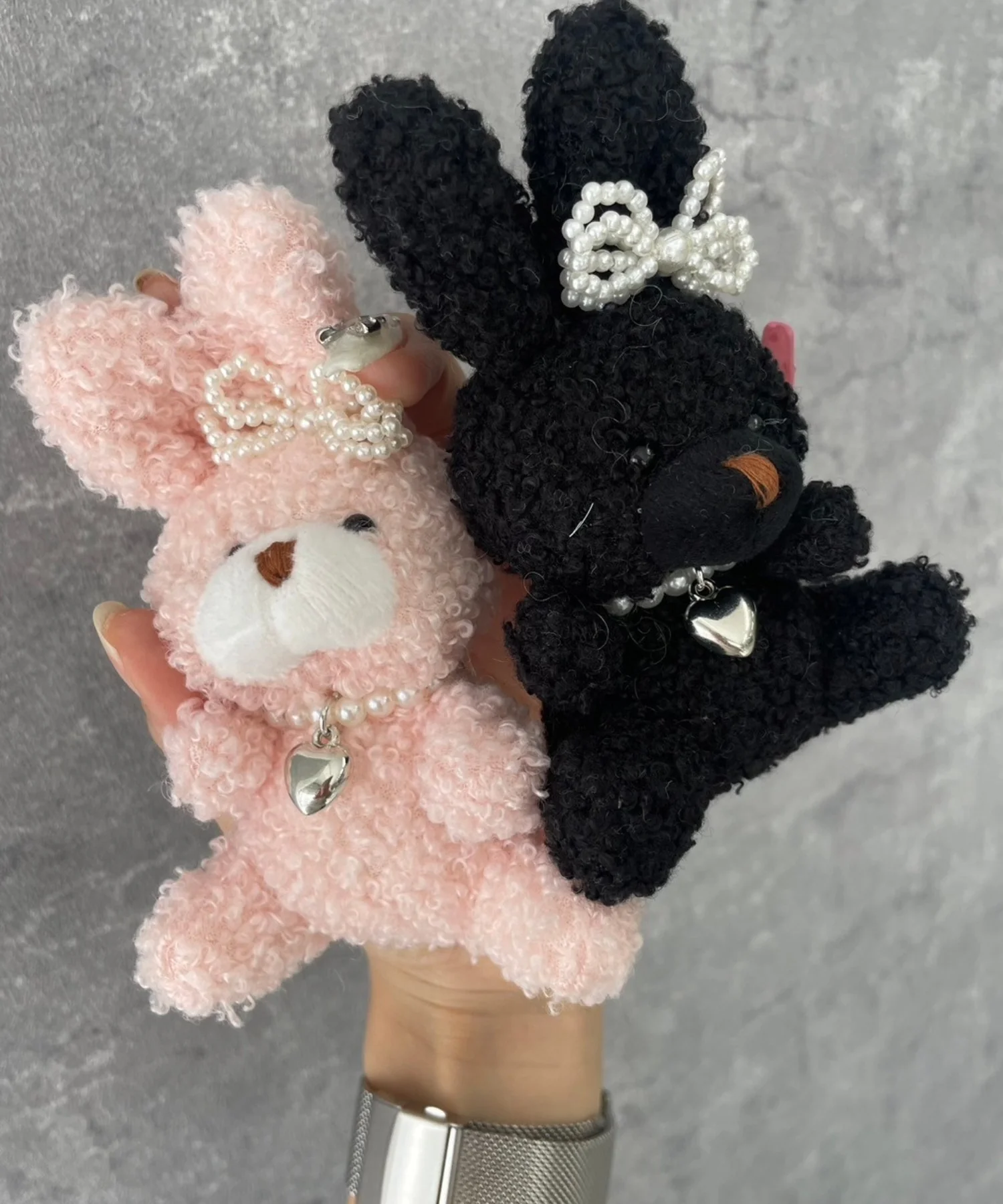 もこもこファンシーうさぎぬいぐるみキーホルダー - Image 6