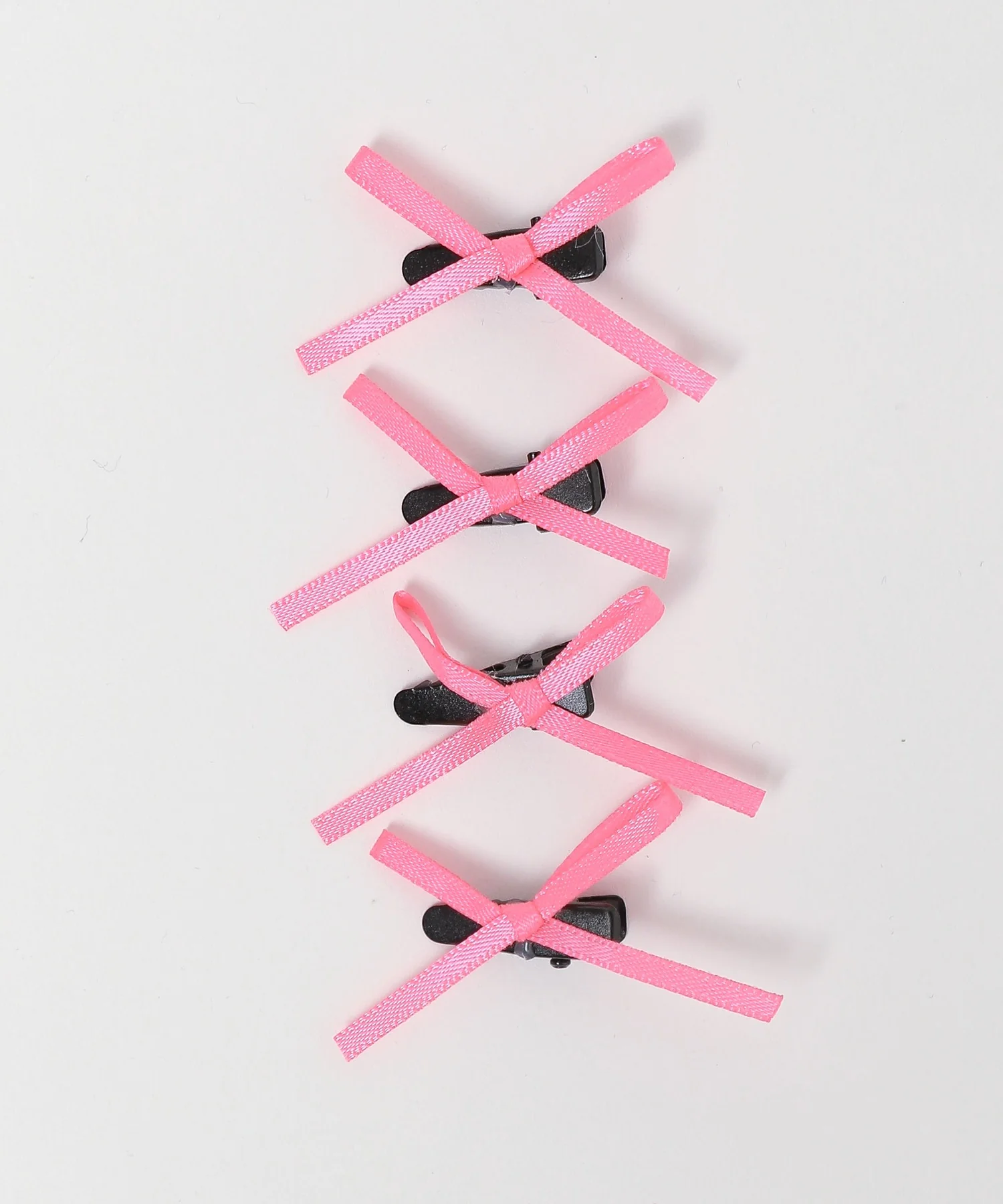 カラフルミニスリムリボンヘアクリップ4P - Image 6