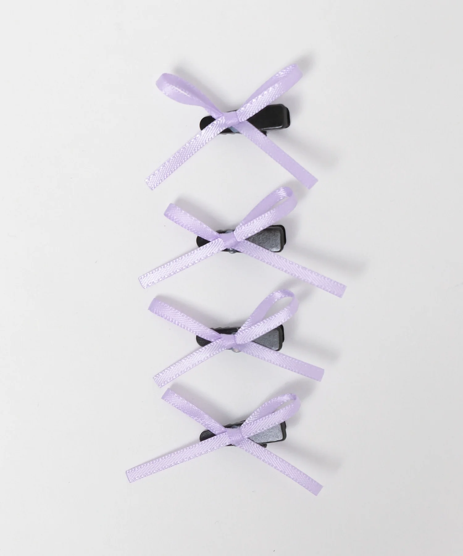 カラフルミニスリムリボンヘアクリップ4P - Image 7