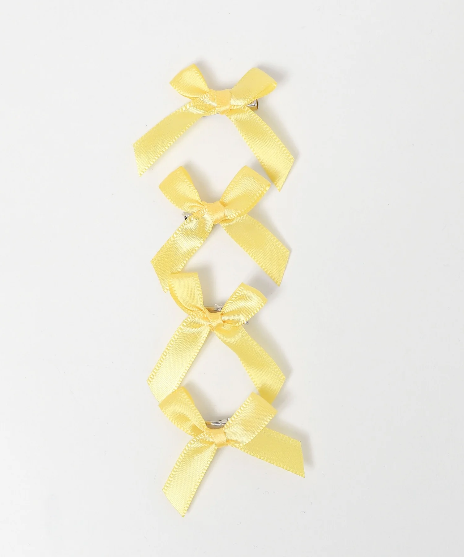 カラフルプチリボンヘアクリップ4P - Image 4
