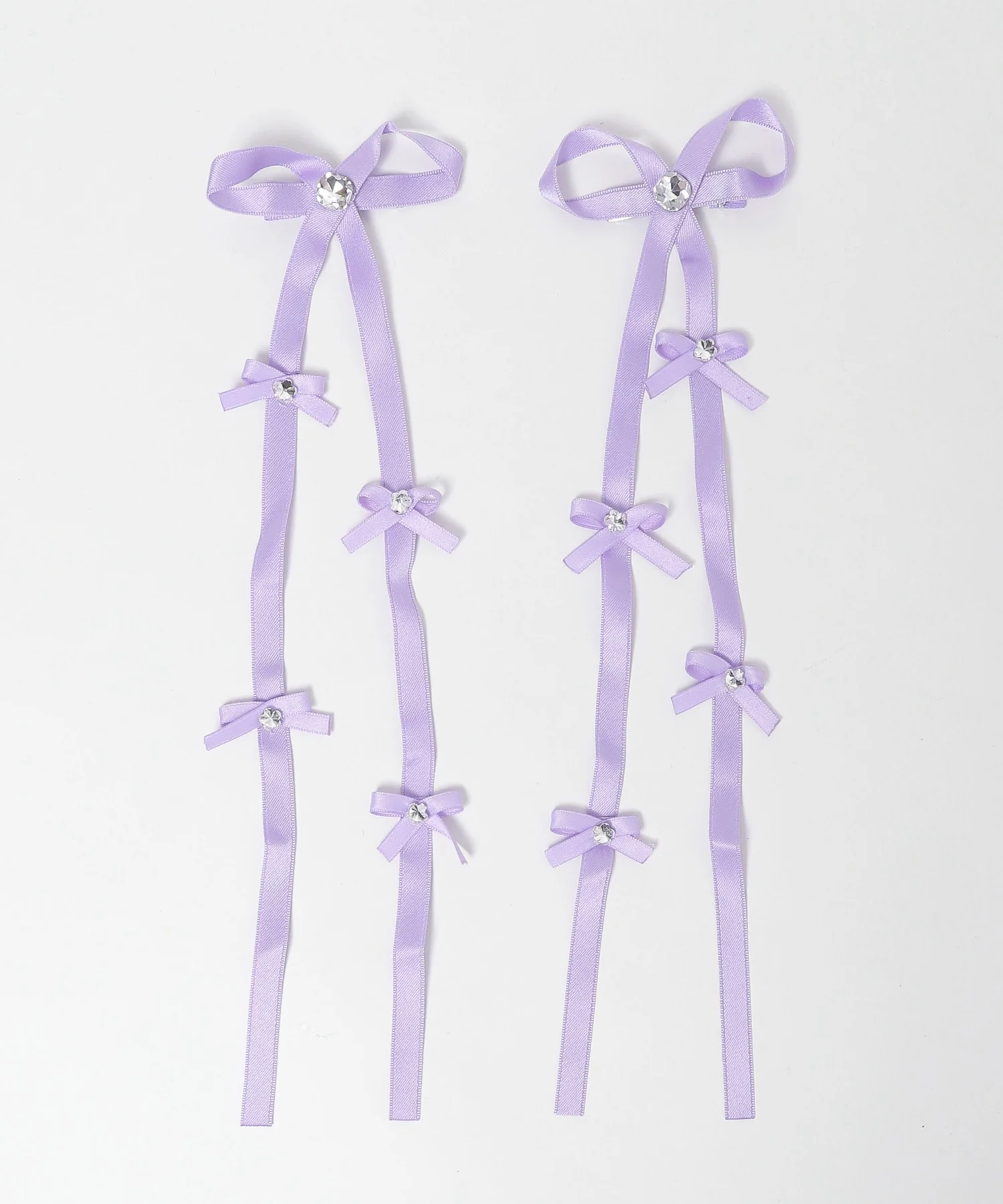 ビジューポイントリボンヘアクリップ2P - Image 5