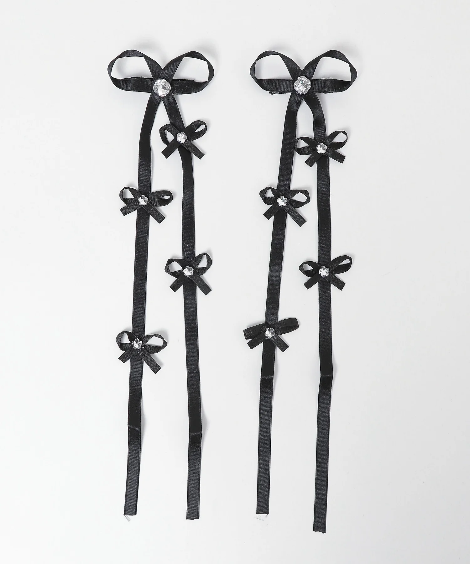 ビジューポイントリボンヘアクリップ2P - Image 7
