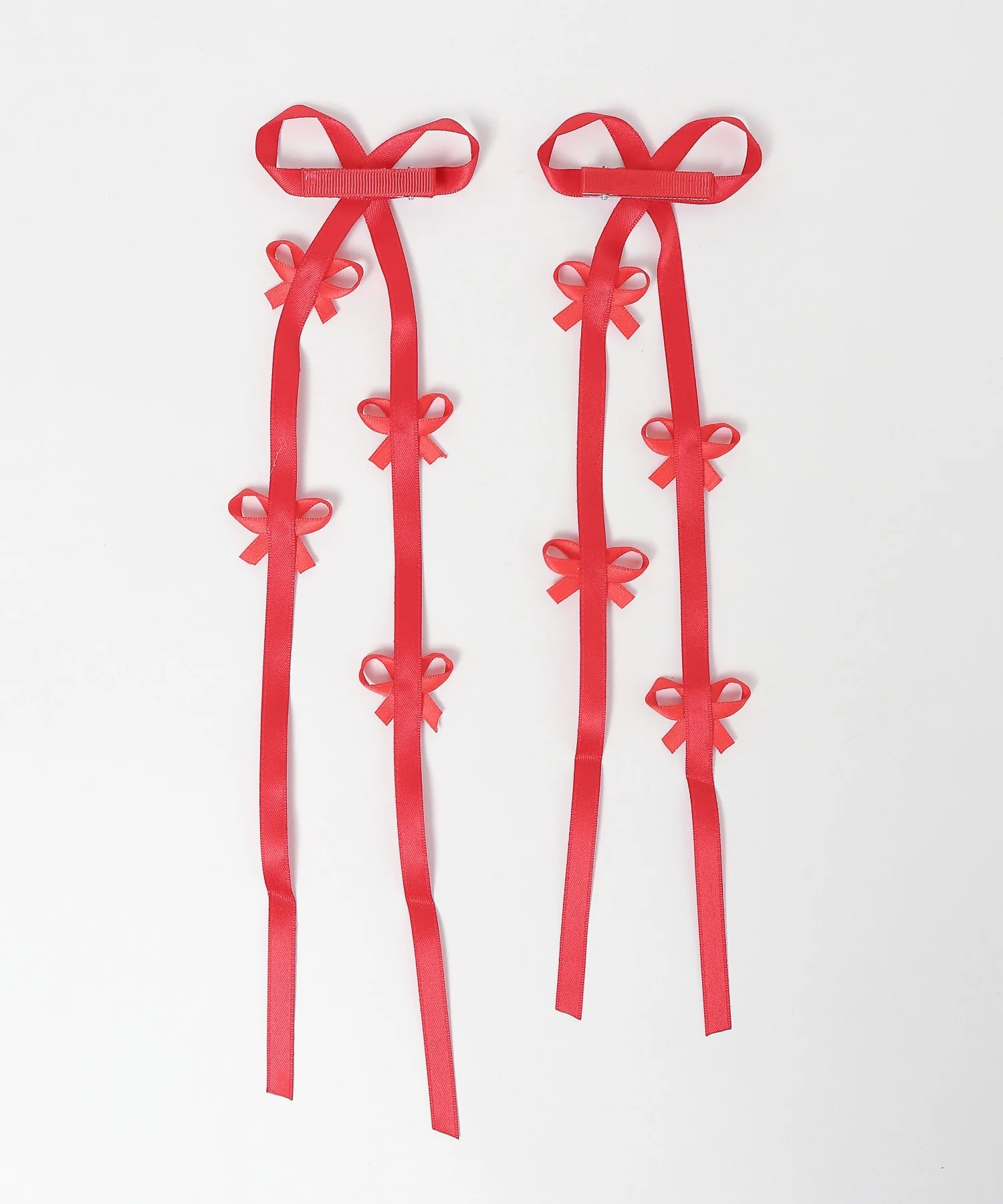 ビジューポイントリボンヘアクリップ2P - Image 8