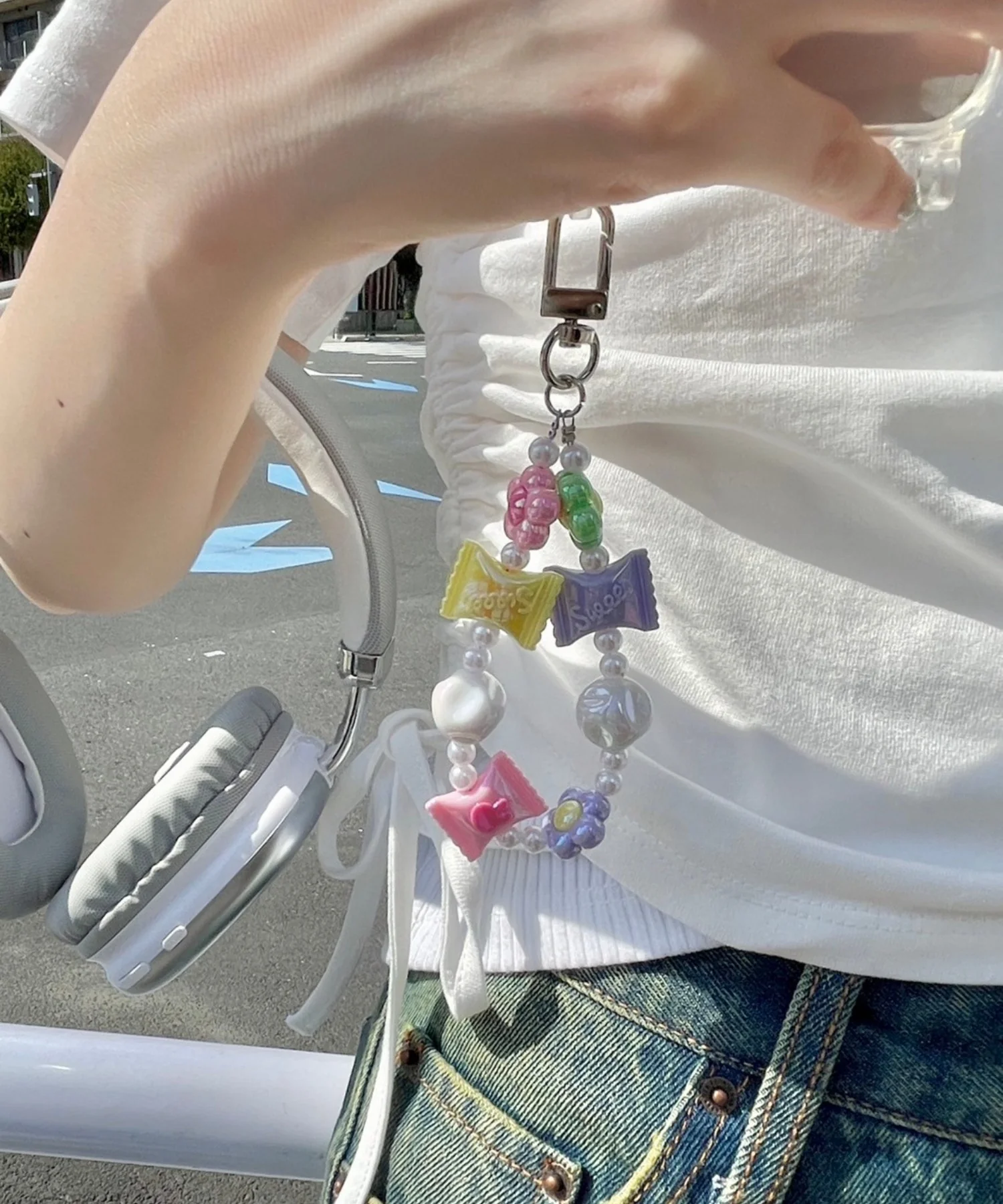 ビーズフープキーホルダーA
