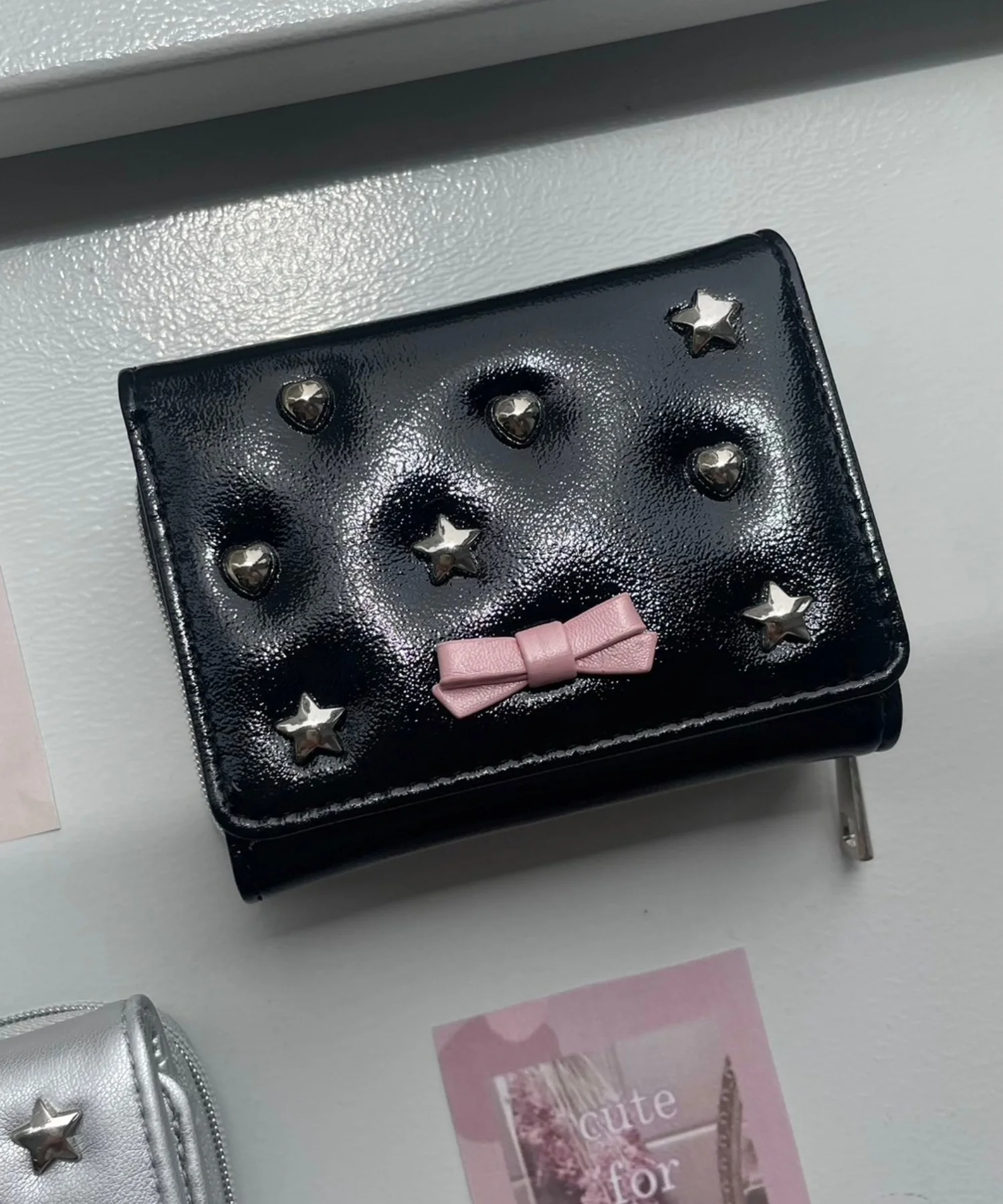スタッズリボンウォレット - Image 6