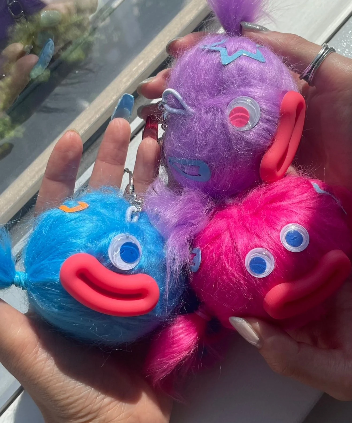 キャンディモンスターぬいぐるみキーホルダー - Image 4