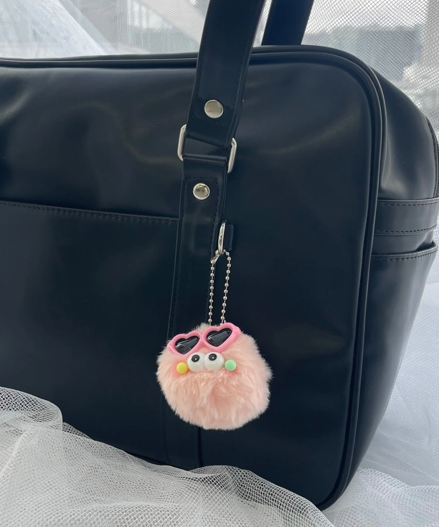 ミニサングラスモンスターぬいぐるみキーホルダー - Image 6