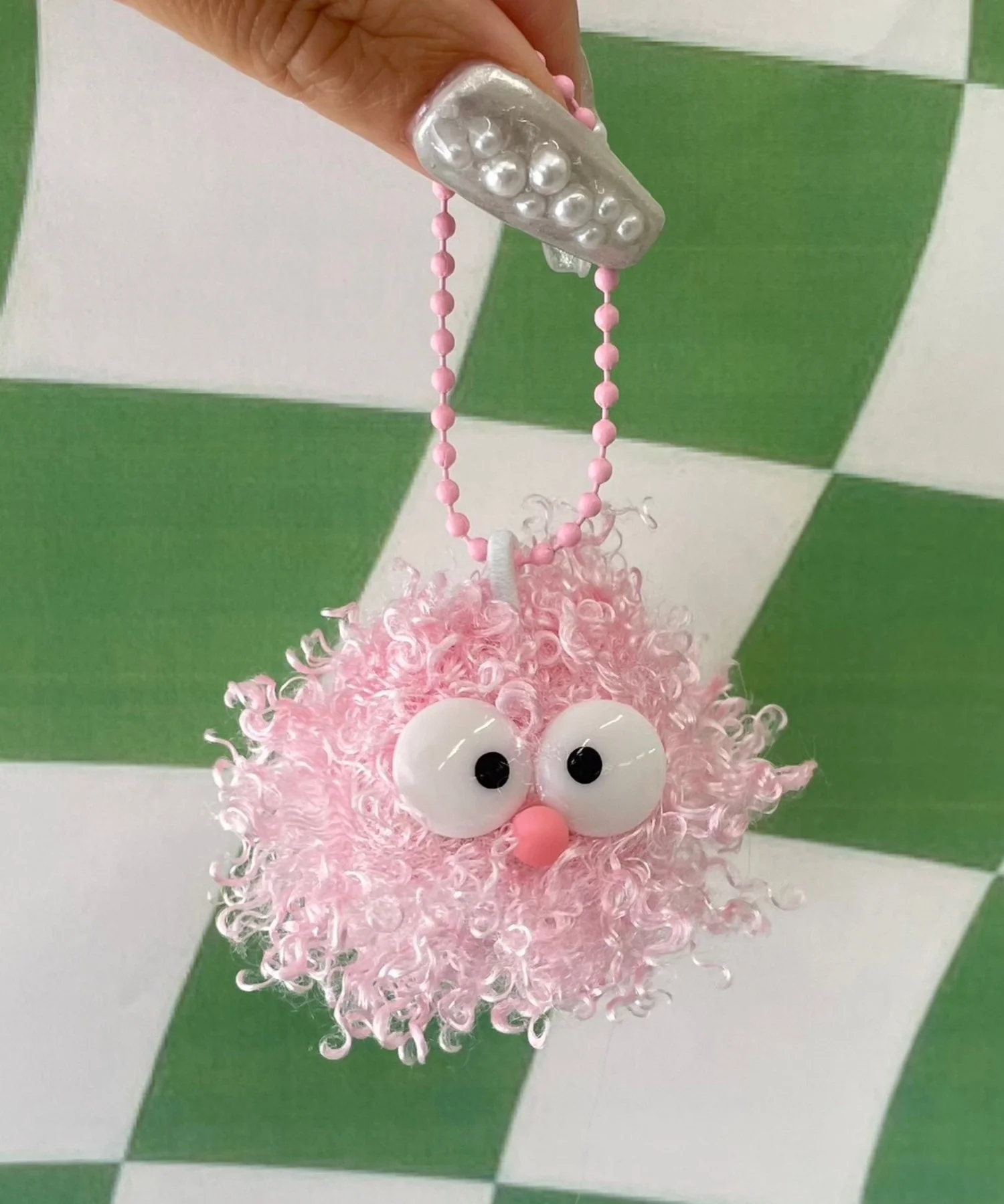 ミニポワポワモンスターぬいぐるみキーホルダー - Image 2