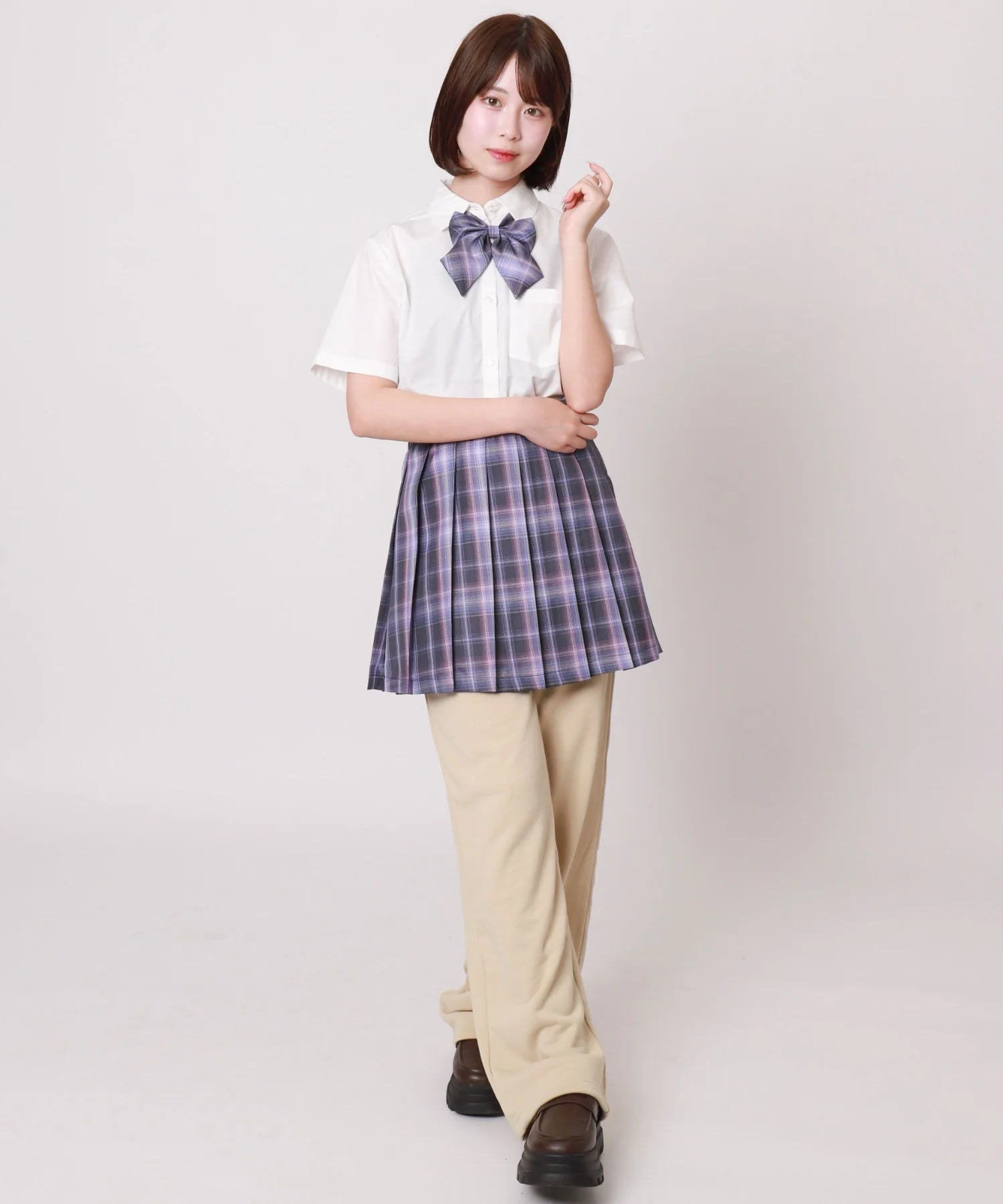 【スクール】イージーストレートスウェットパンツ - Image 4