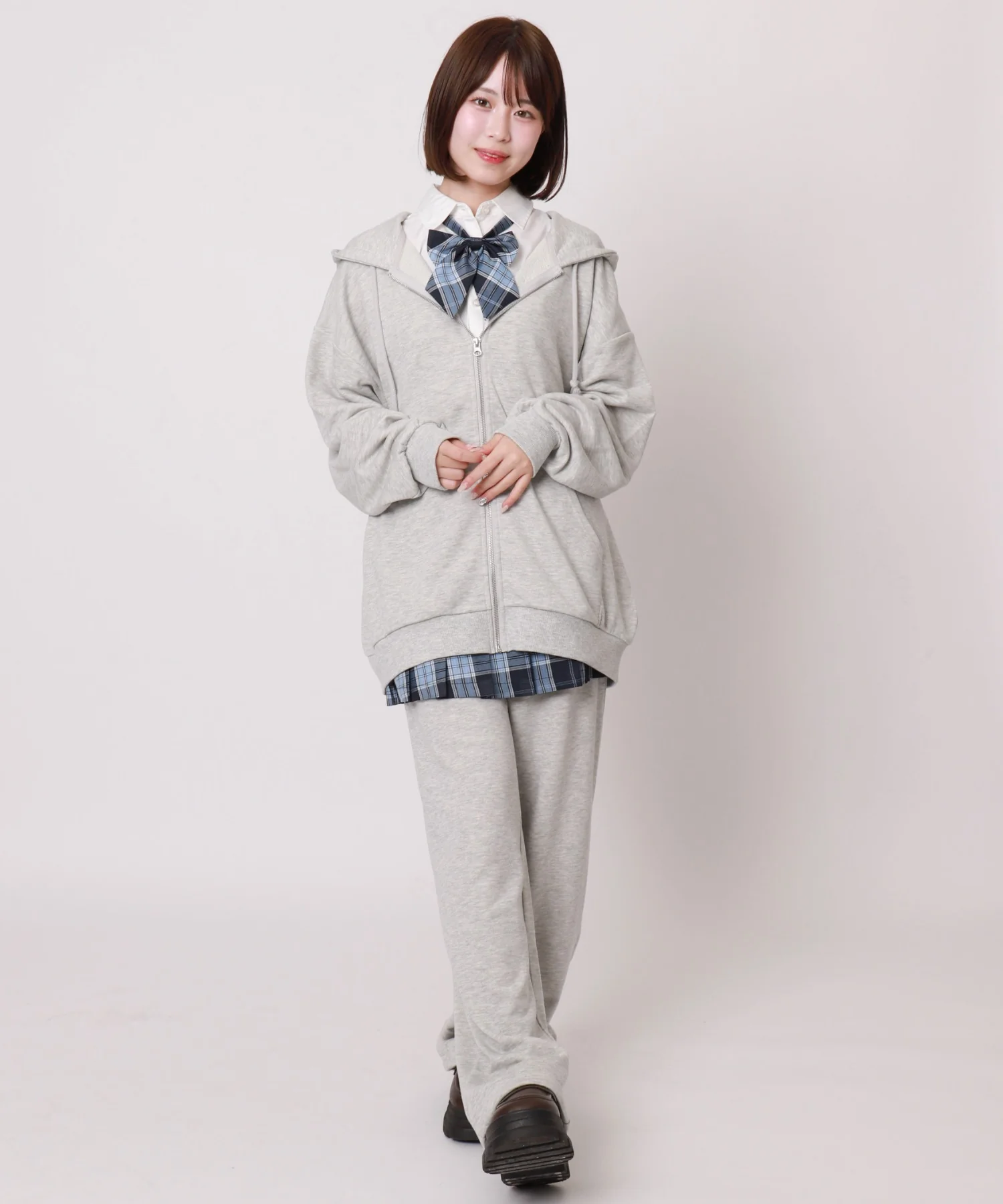 【スクール】イージーストレートスウェットパンツ - Image 9