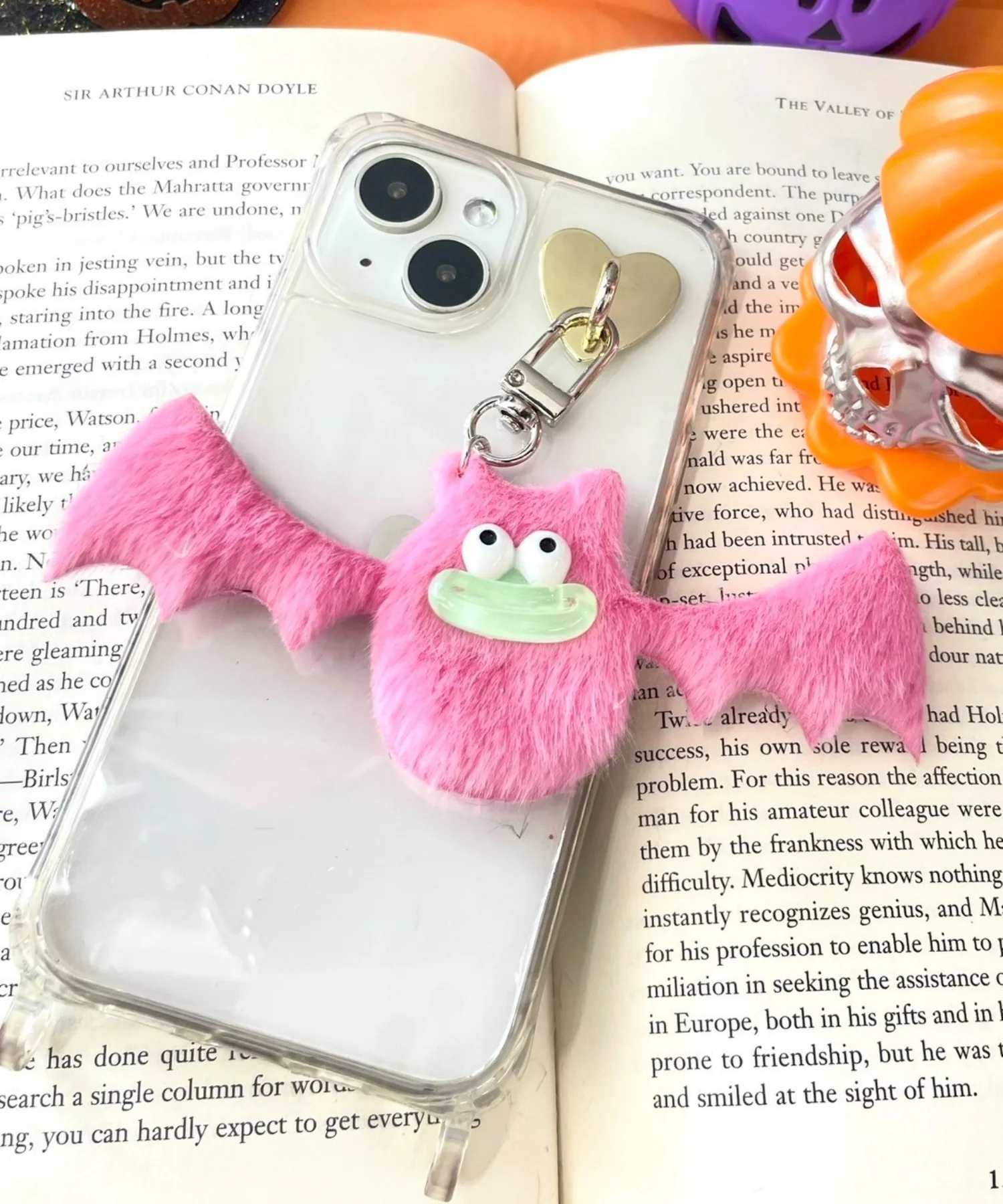ミニハピハピコウモリモンスターぬいぐるみキーホルダー - Image 2