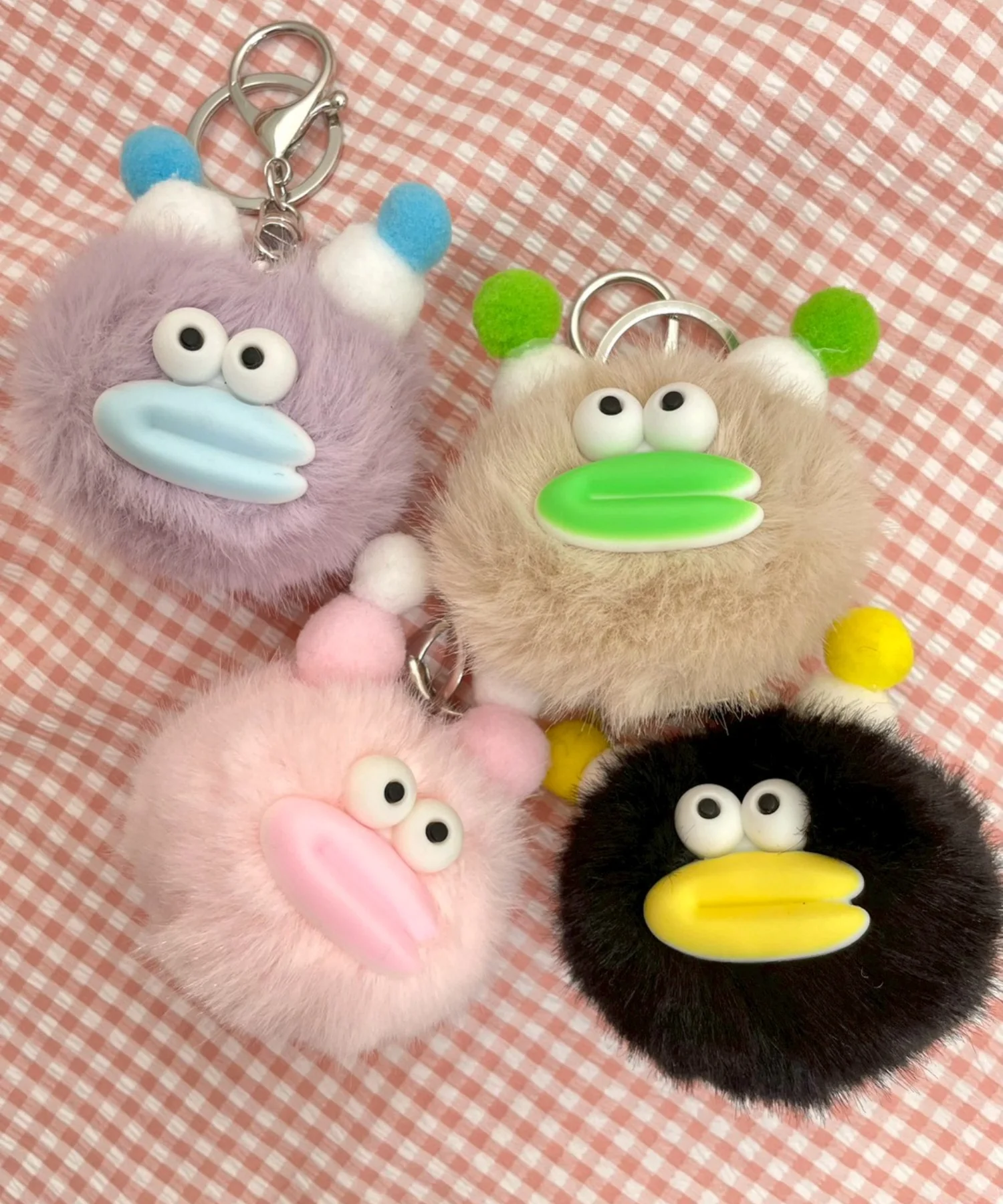 ぽんぽんモンスターぬいぐるみキーホルダー - Image 5