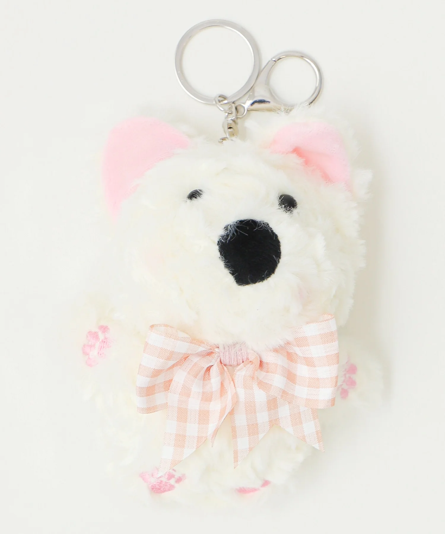 リボンdogぬいぐるみキーホルダー - Image 3
