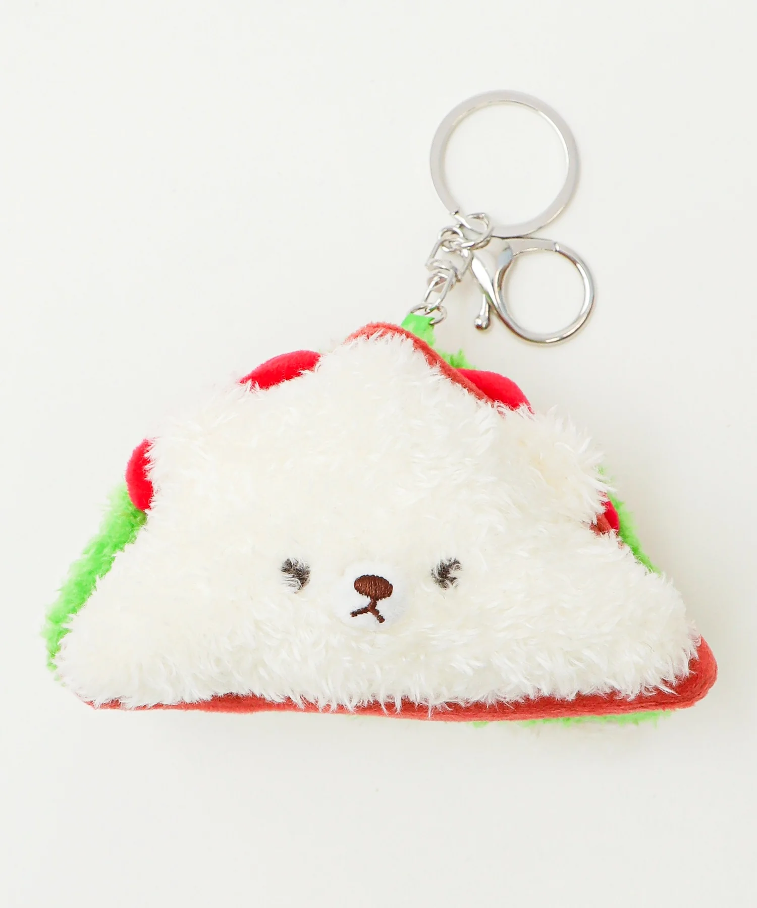 ベアサンドイッチぬいぐるみキーホルダー