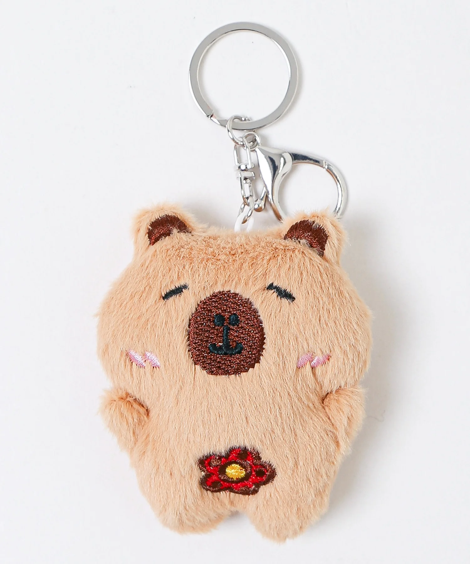 ミニカピバラぬいぐるみキーホルダー