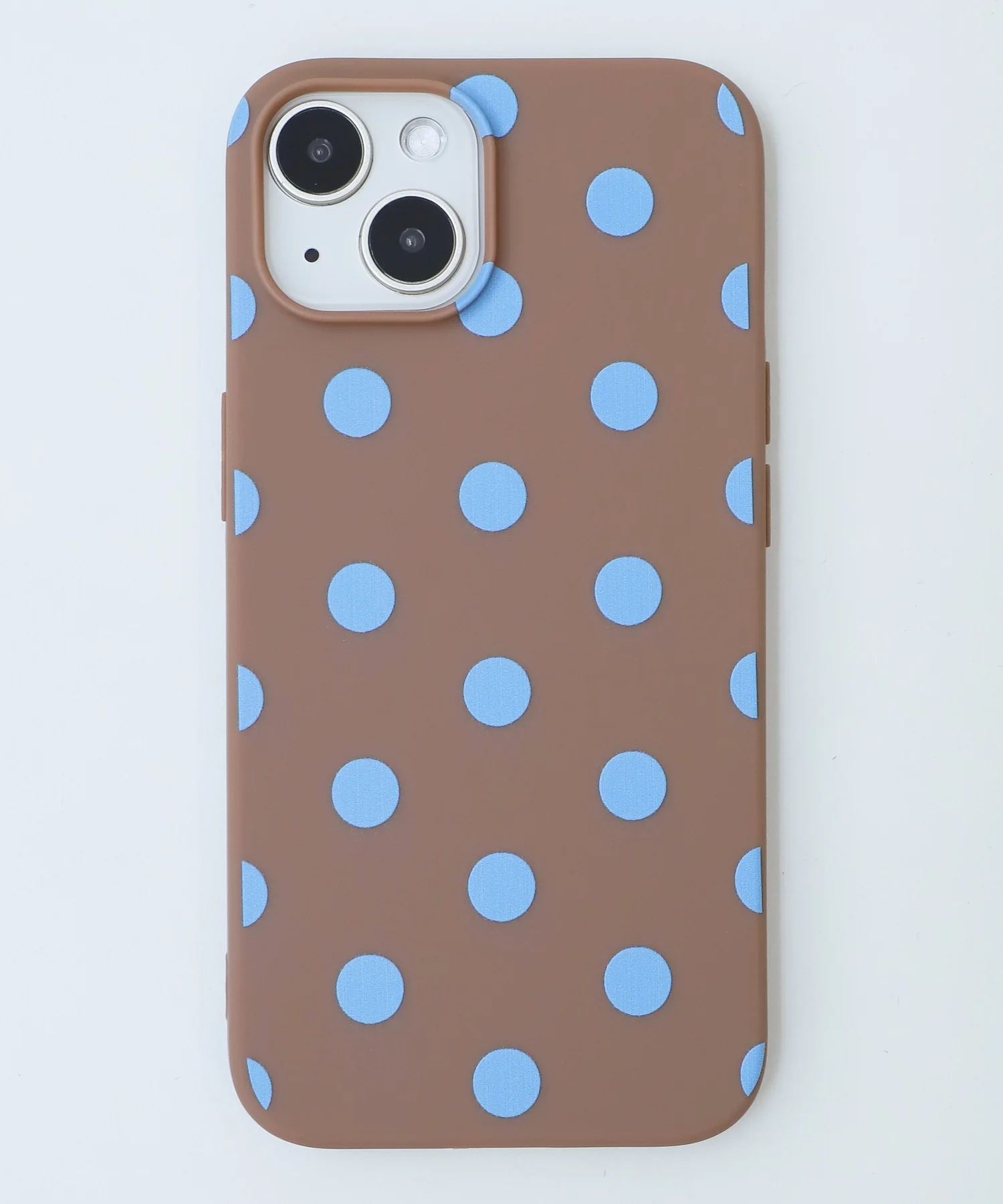ドットiphoneケース(ブラウン) - Image 2