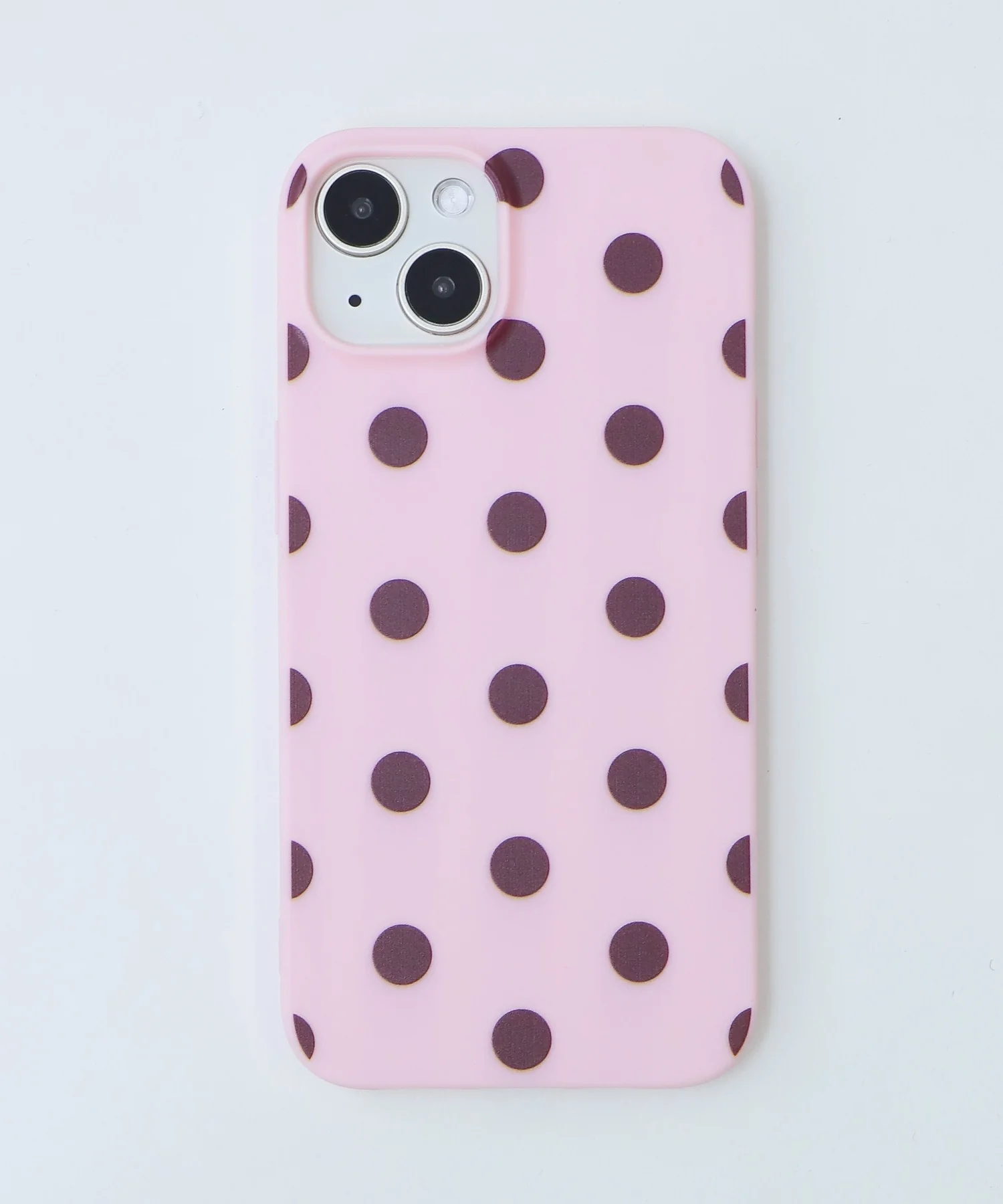 ドットiphoneケース(ピンク)