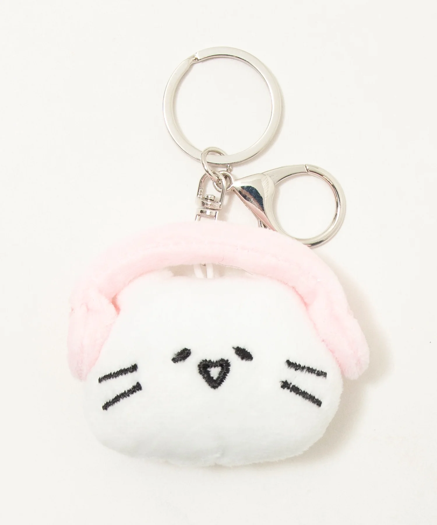 ヘッドホンねこぬいぐるみキーホルダー