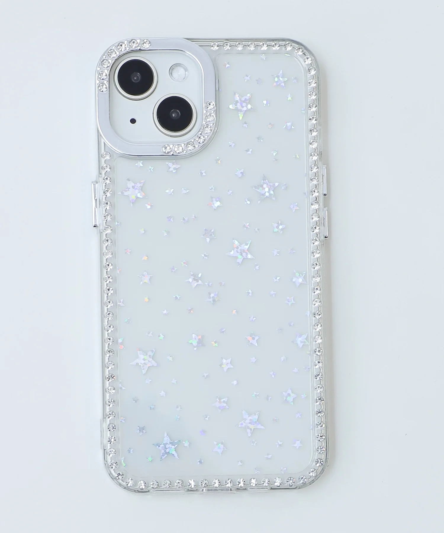 ビジューフレームスターiphoneケース